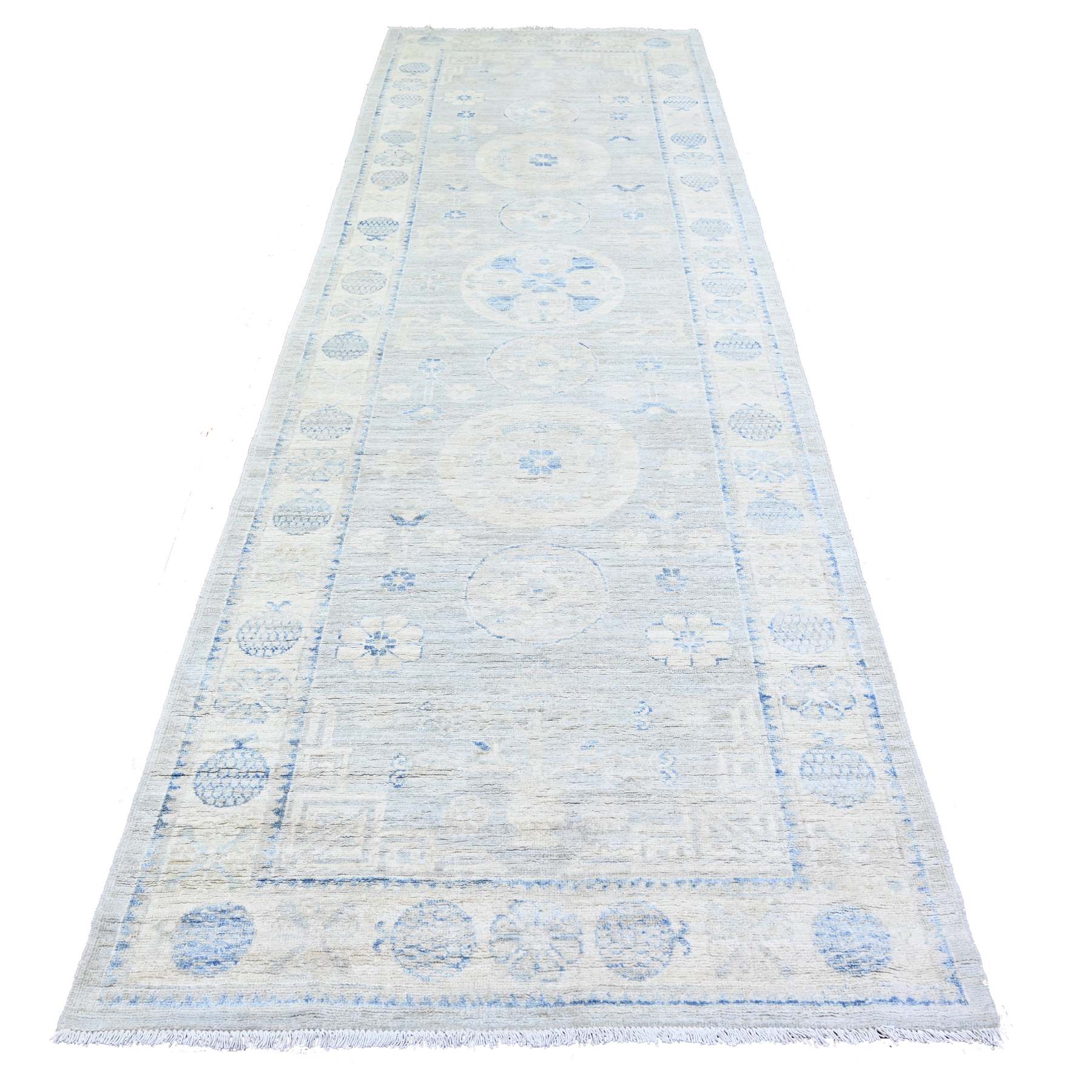 Khotan-and-Samarkand-Hand-Knotted-Rug-374385
