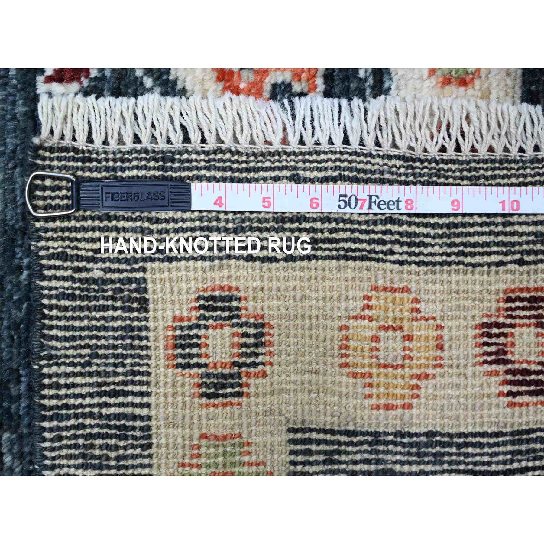 Oushak-And-Peshawar-Hand-Knotted-Rug-372520