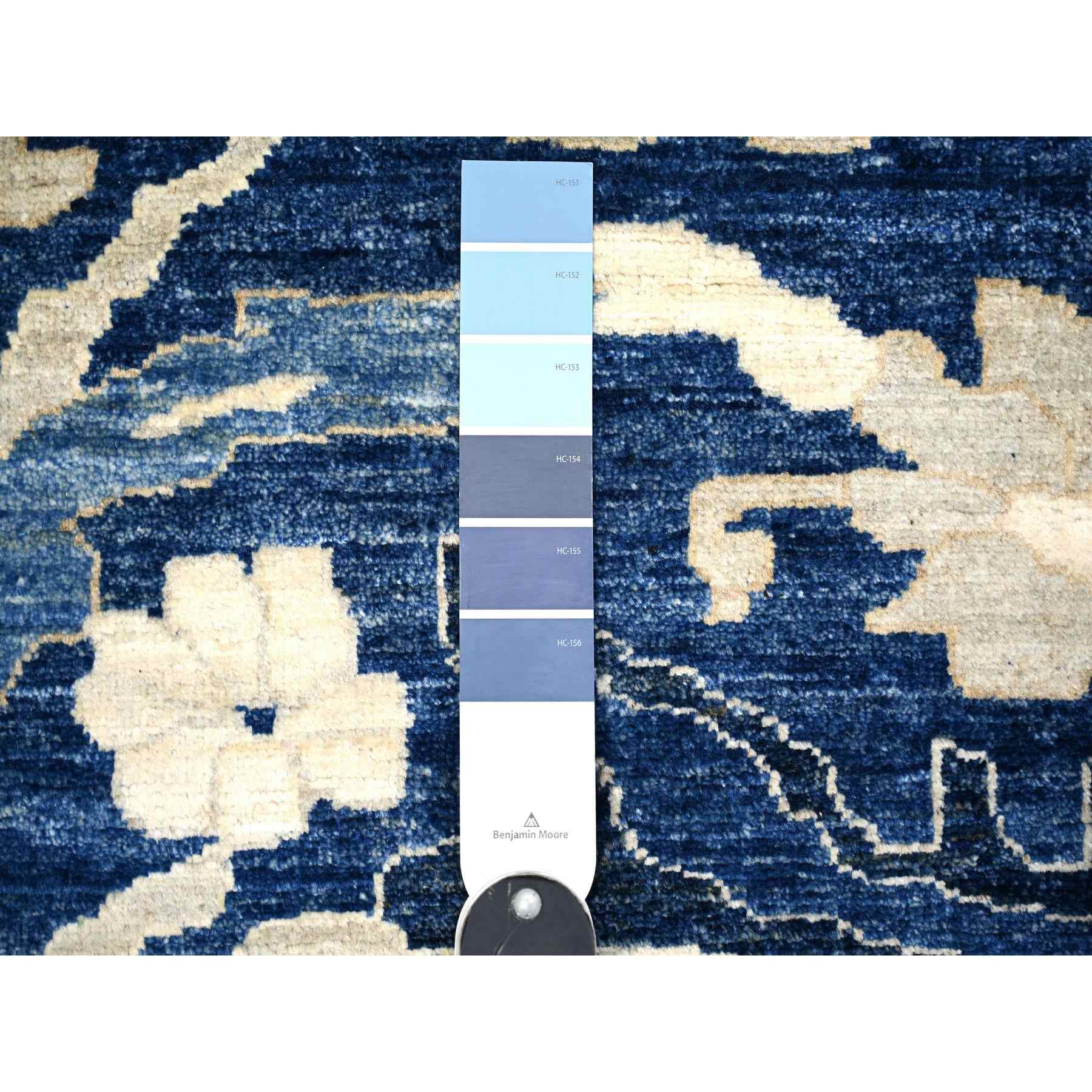Oushak-And-Peshawar-Hand-Knotted-Rug-372535