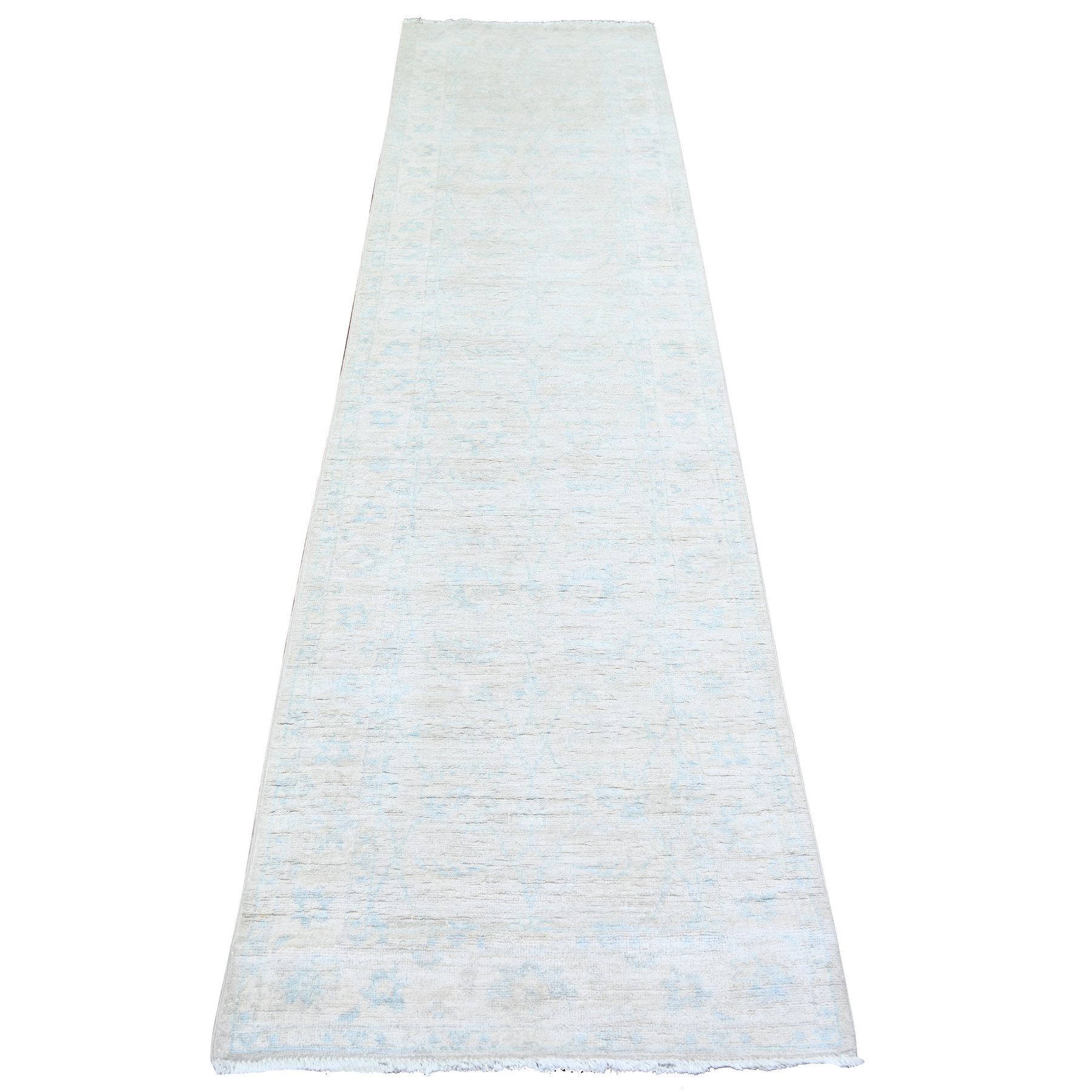 Oushak-And-Peshawar-Hand-Knotted-Rug-372545