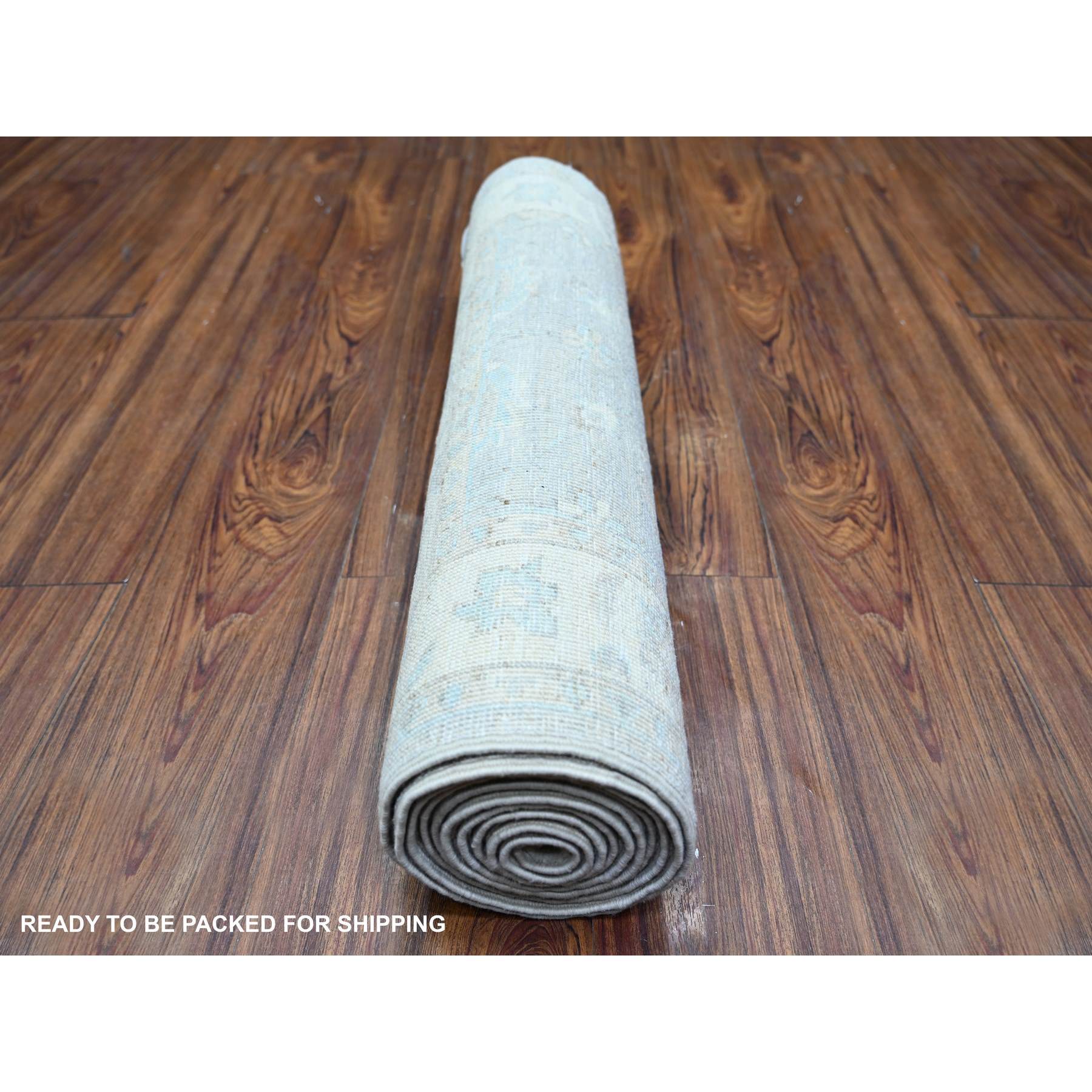 Oushak-And-Peshawar-Hand-Knotted-Rug-372545