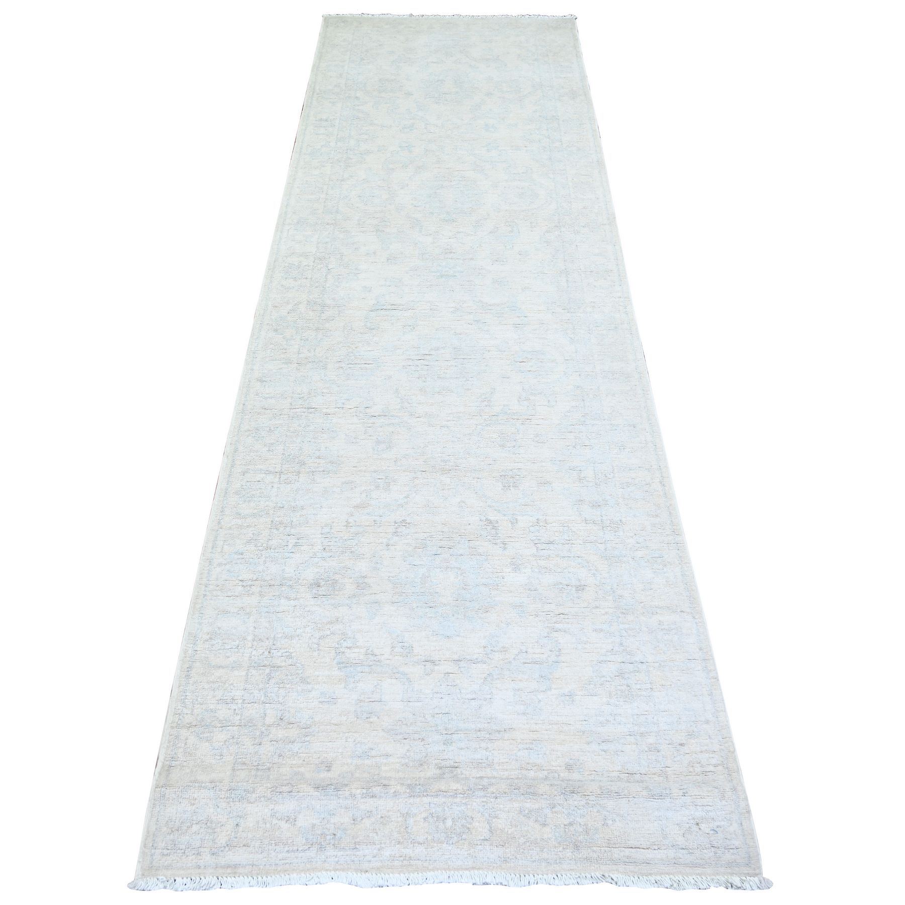 Oushak-And-Peshawar-Hand-Knotted-Rug-372550