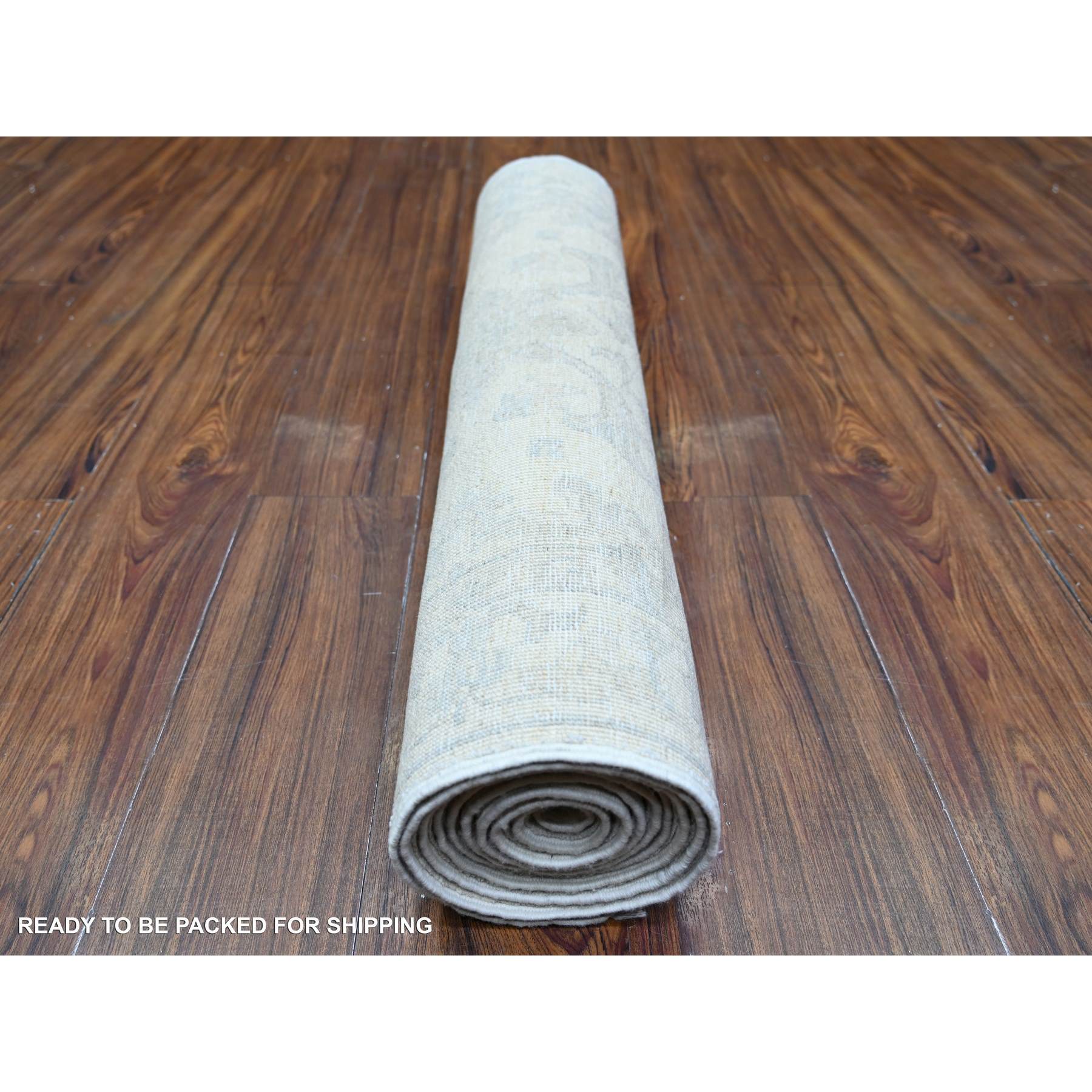 Oushak-And-Peshawar-Hand-Knotted-Rug-372550