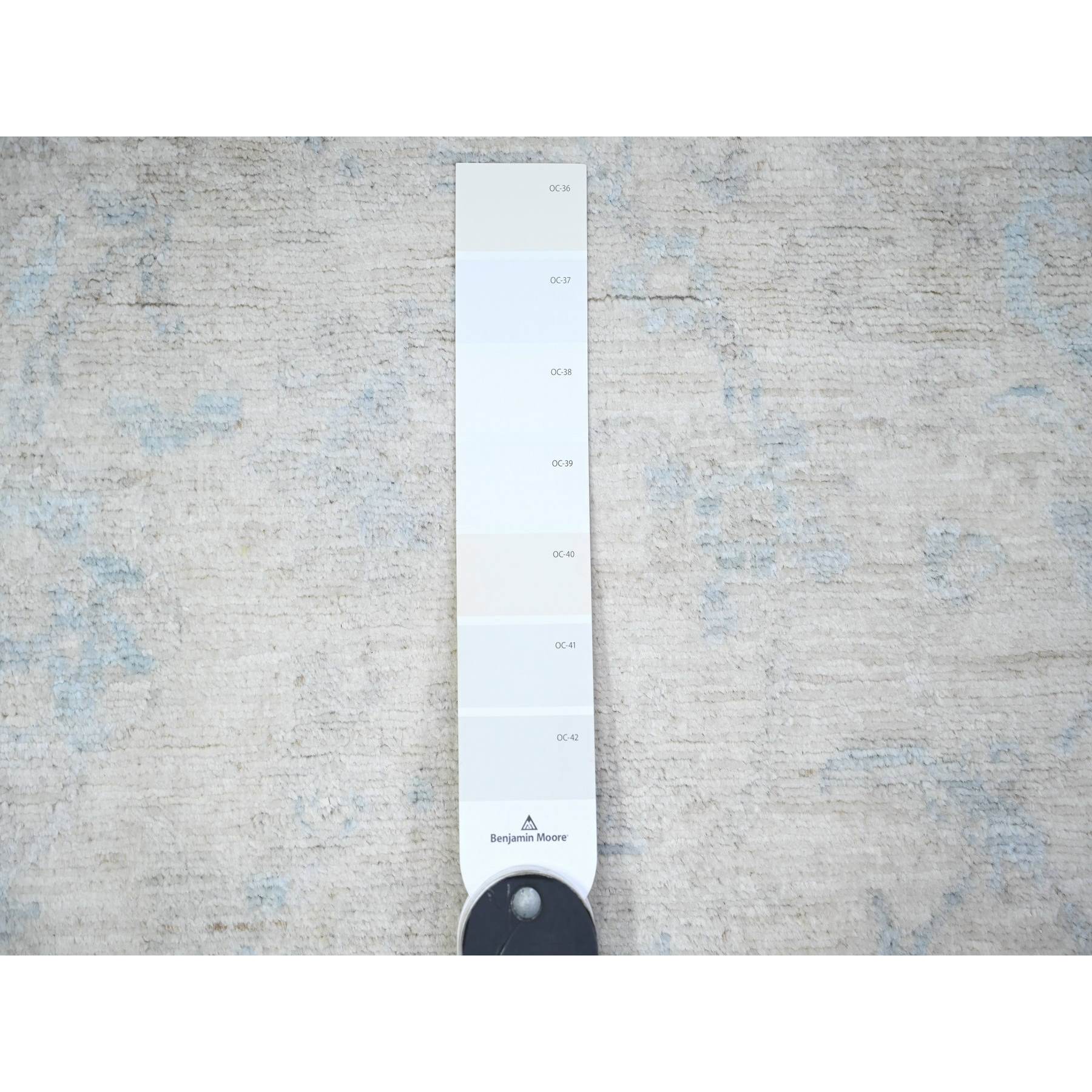 Oushak-And-Peshawar-Hand-Knotted-Rug-372565