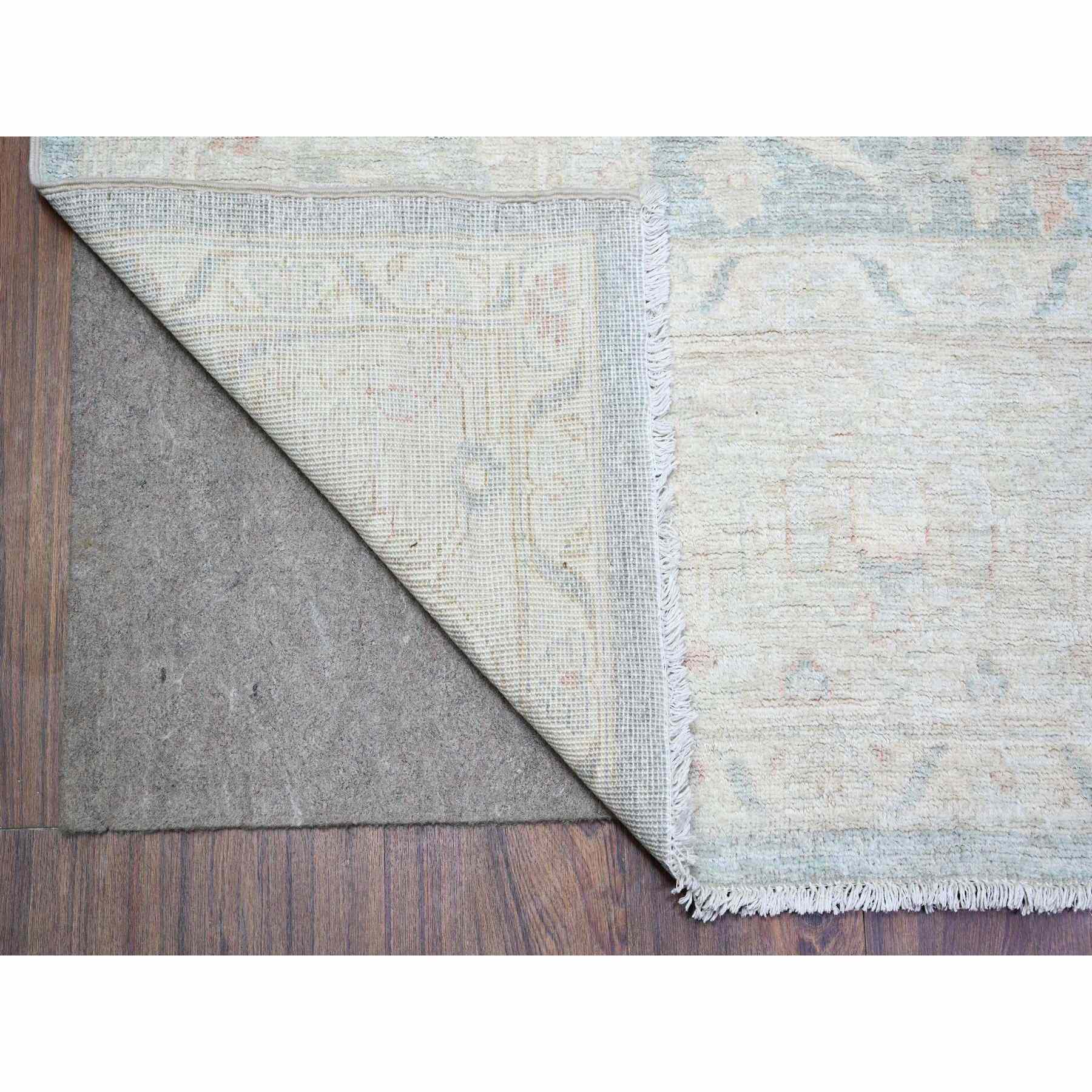 Oushak-And-Peshawar-Hand-Knotted-Rug-372575