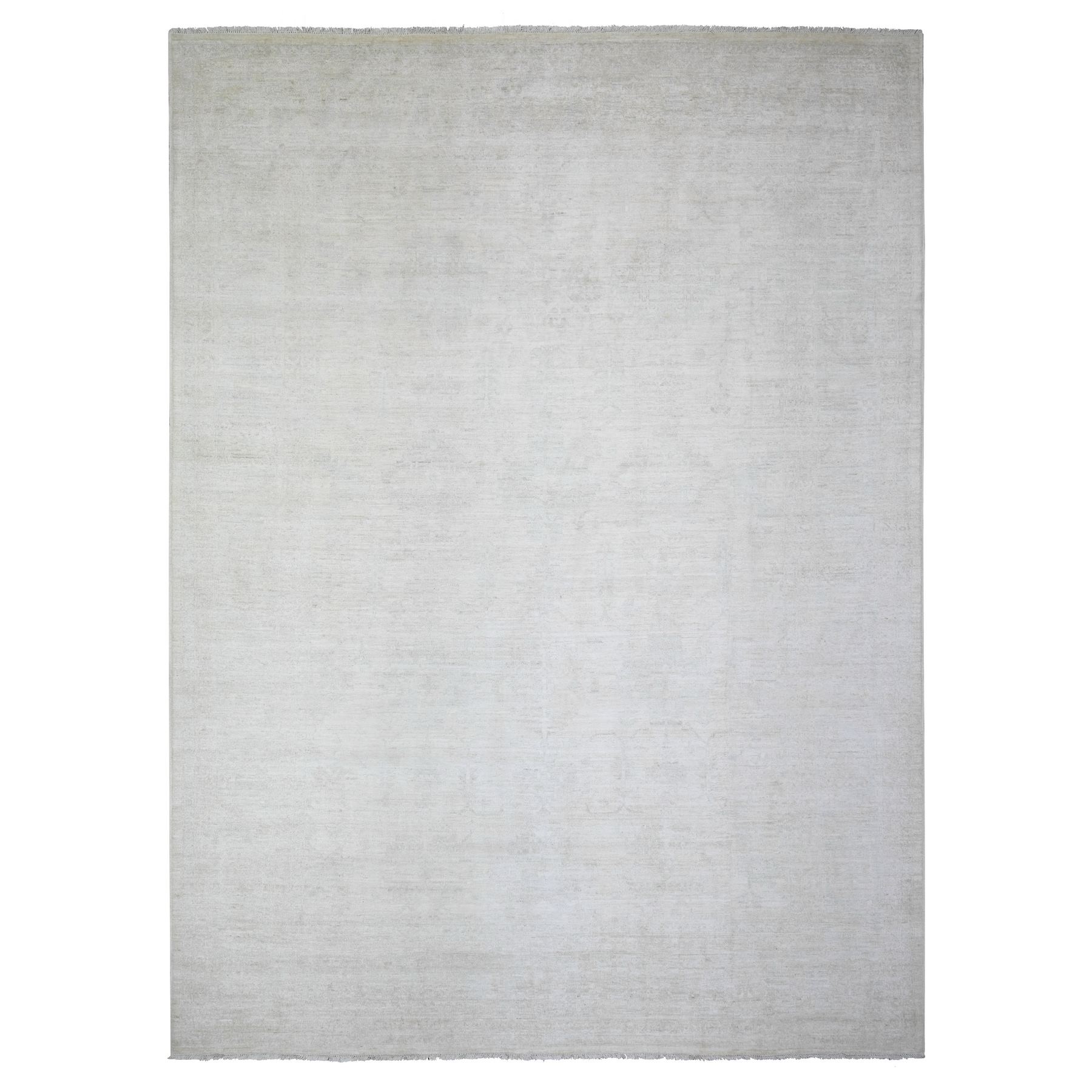 Oushak-And-Peshawar-Hand-Knotted-Rug-372580