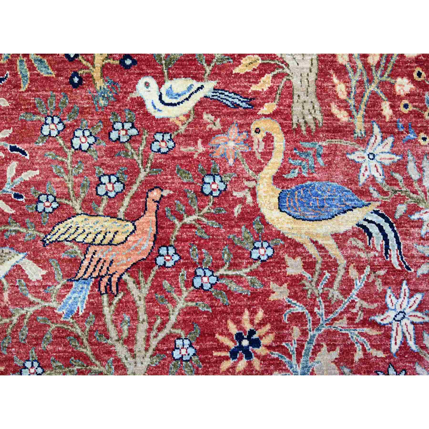 Oushak-And-Peshawar-Hand-Knotted-Rug-372610