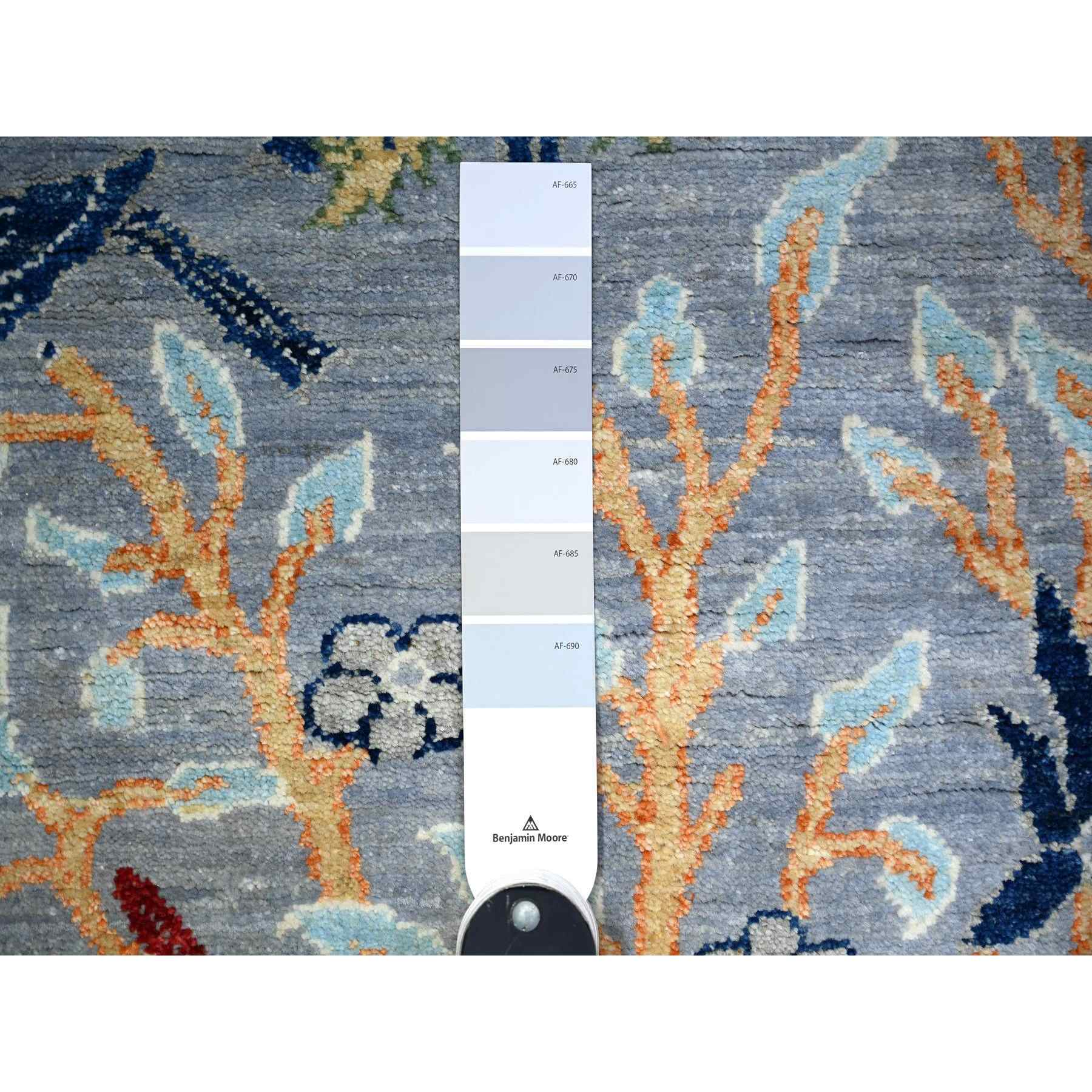 Oushak-And-Peshawar-Hand-Knotted-Rug-372665