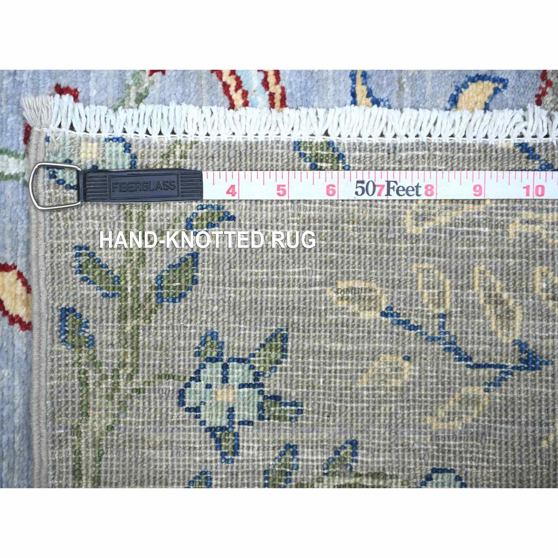 Oushak-And-Peshawar-Hand-Knotted-Rug-372665