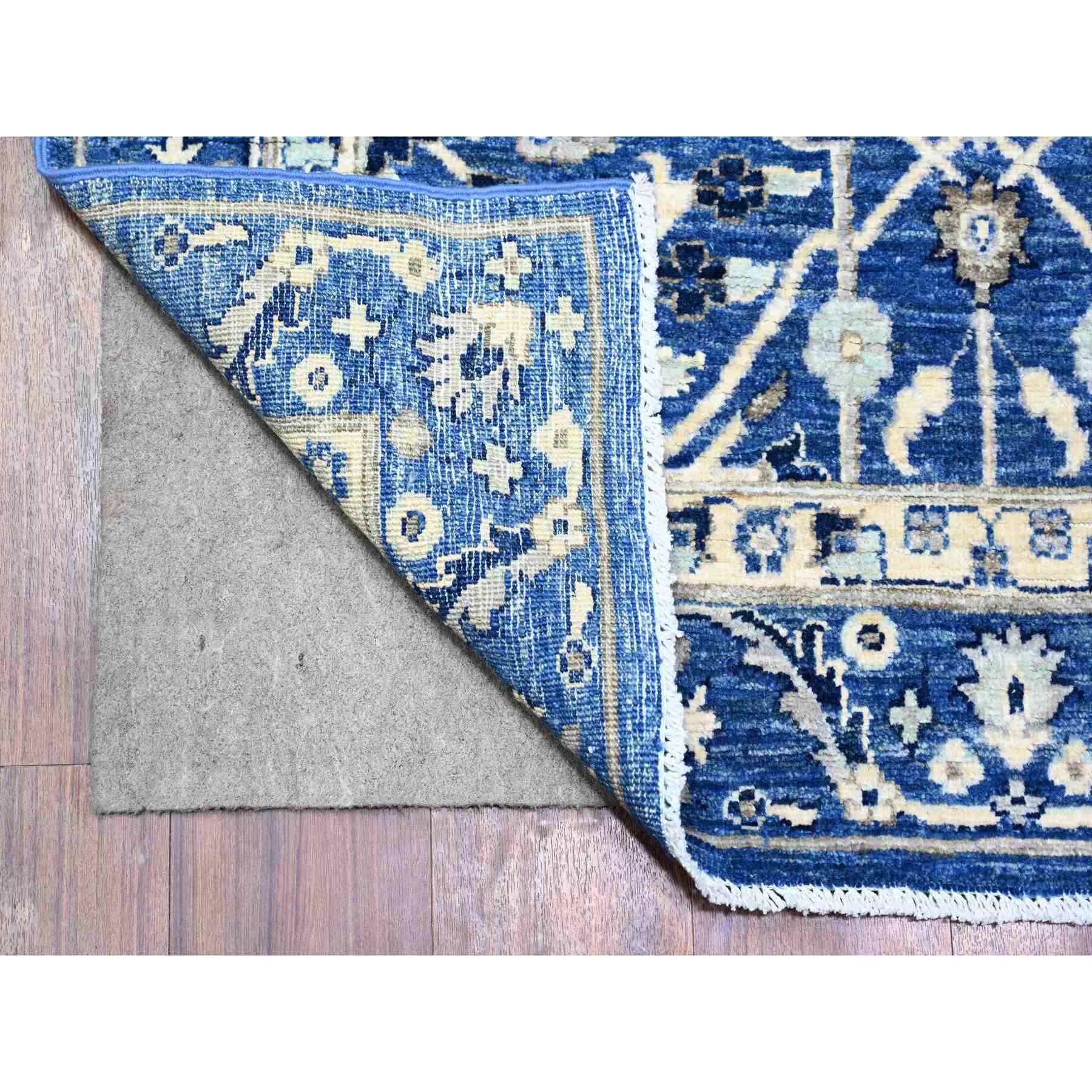 Oushak-And-Peshawar-Hand-Knotted-Rug-372710