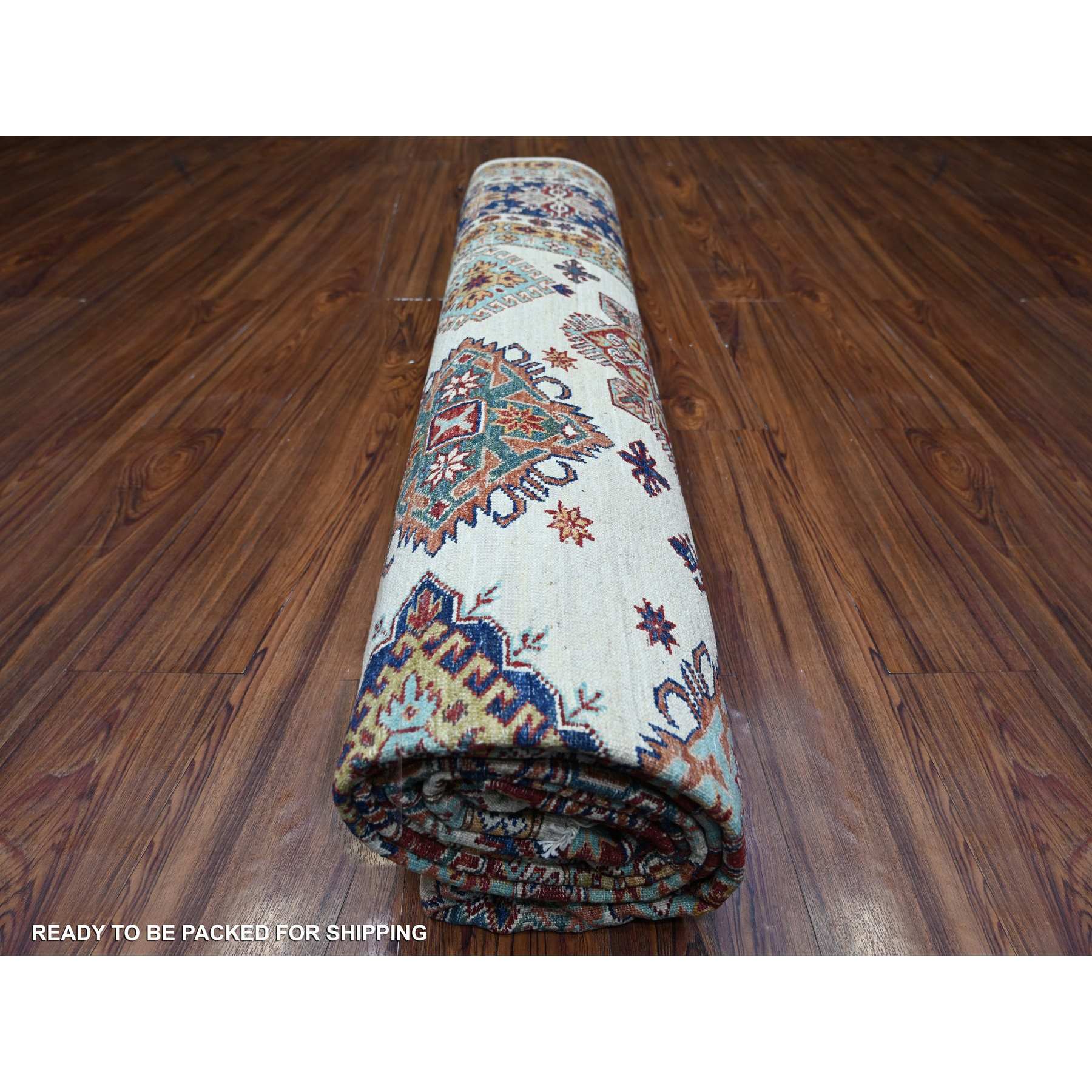 Oushak-And-Peshawar-Hand-Knotted-Rug-372755