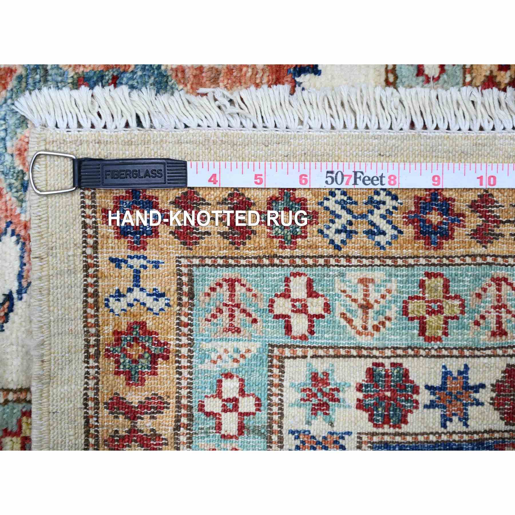 Oushak-And-Peshawar-Hand-Knotted-Rug-372755
