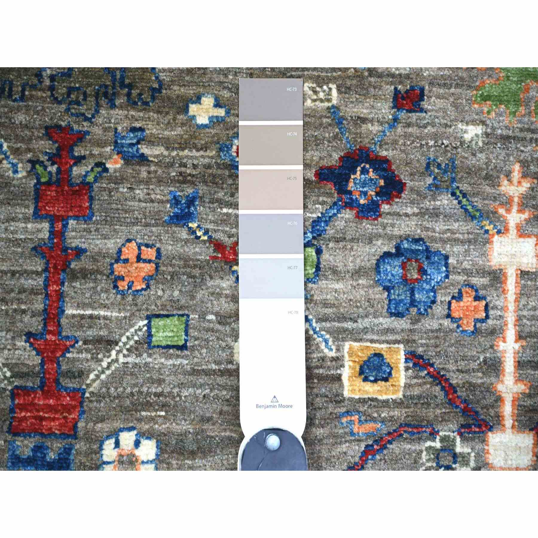 Oushak-And-Peshawar-Hand-Knotted-Rug-372800