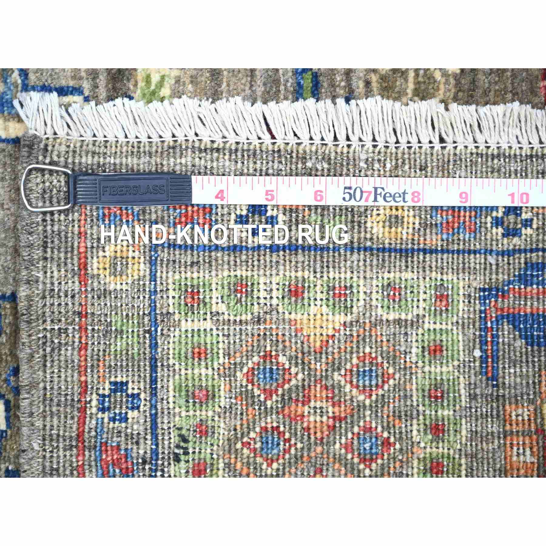 Oushak-And-Peshawar-Hand-Knotted-Rug-372800