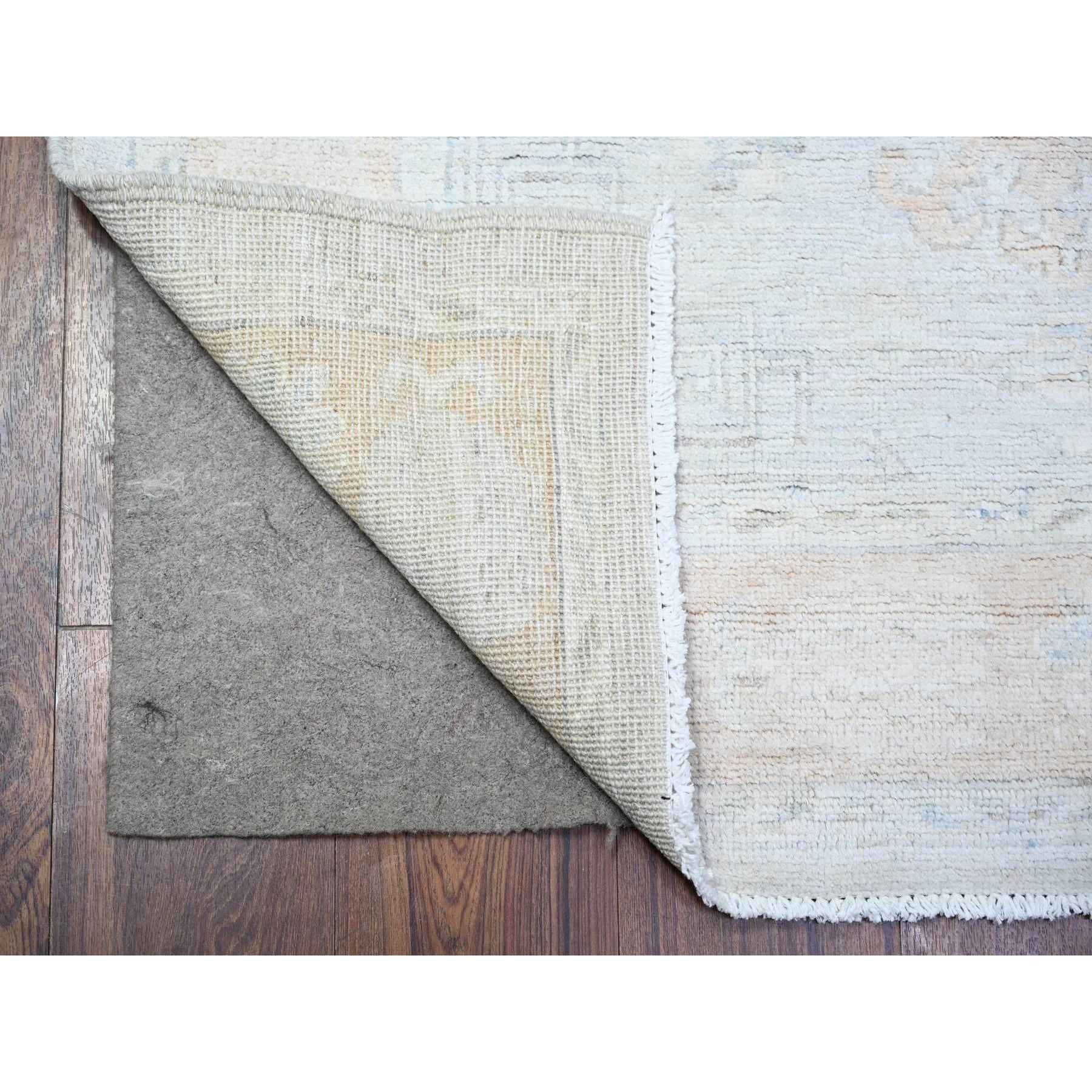 Oushak-And-Peshawar-Hand-Knotted-Rug-372880