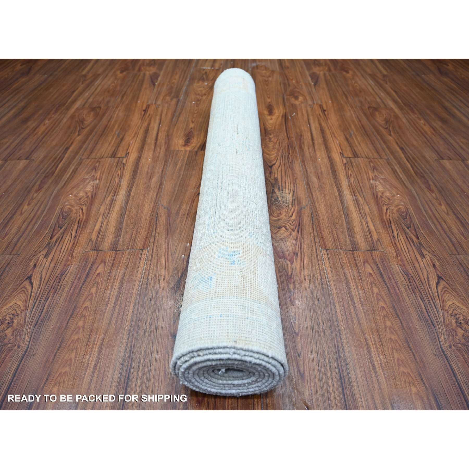 Oushak-And-Peshawar-Hand-Knotted-Rug-372880