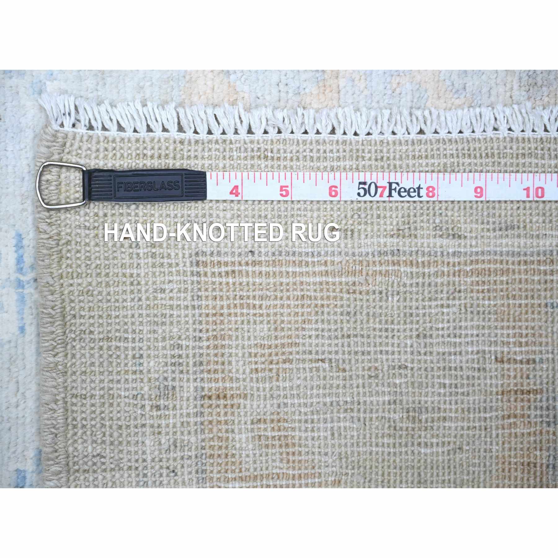 Oushak-And-Peshawar-Hand-Knotted-Rug-372880