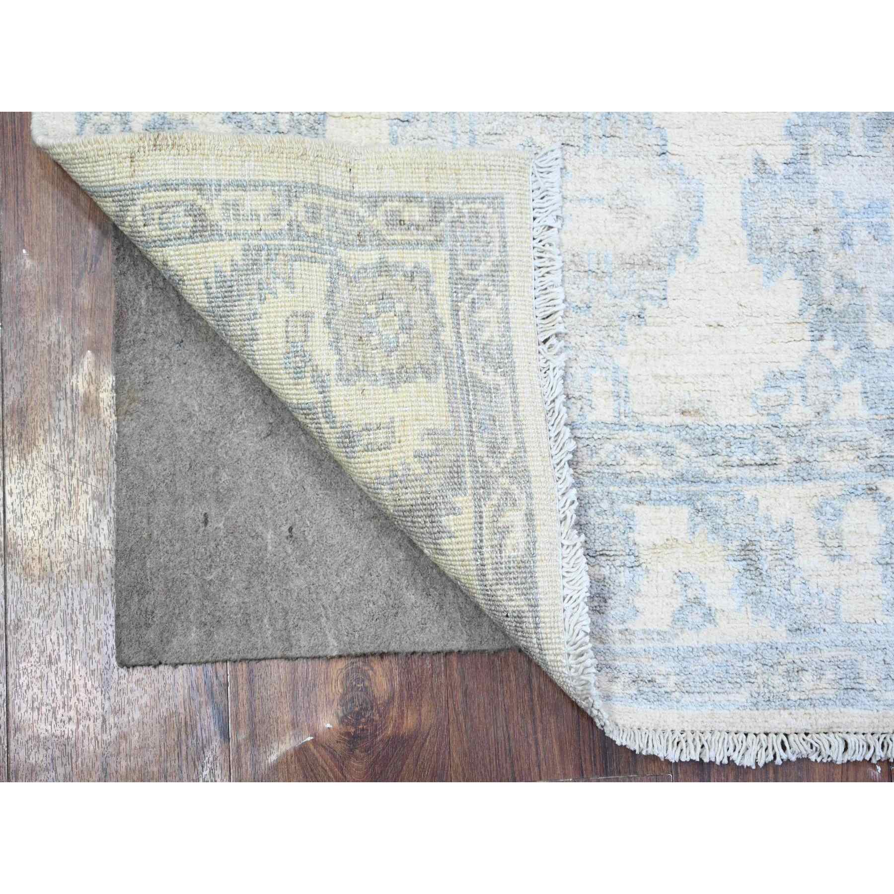 Oushak-And-Peshawar-Hand-Knotted-Rug-372900
