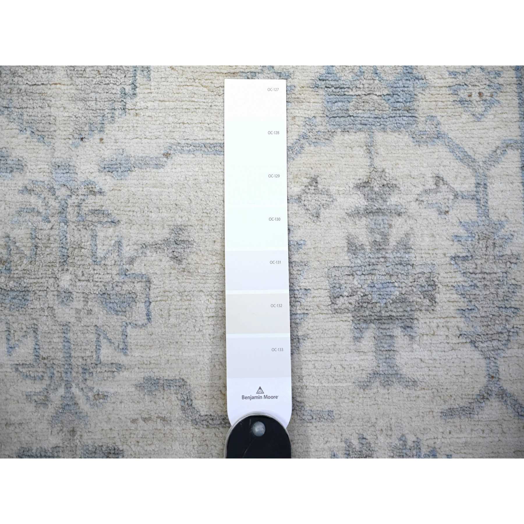 Oushak-And-Peshawar-Hand-Knotted-Rug-372900