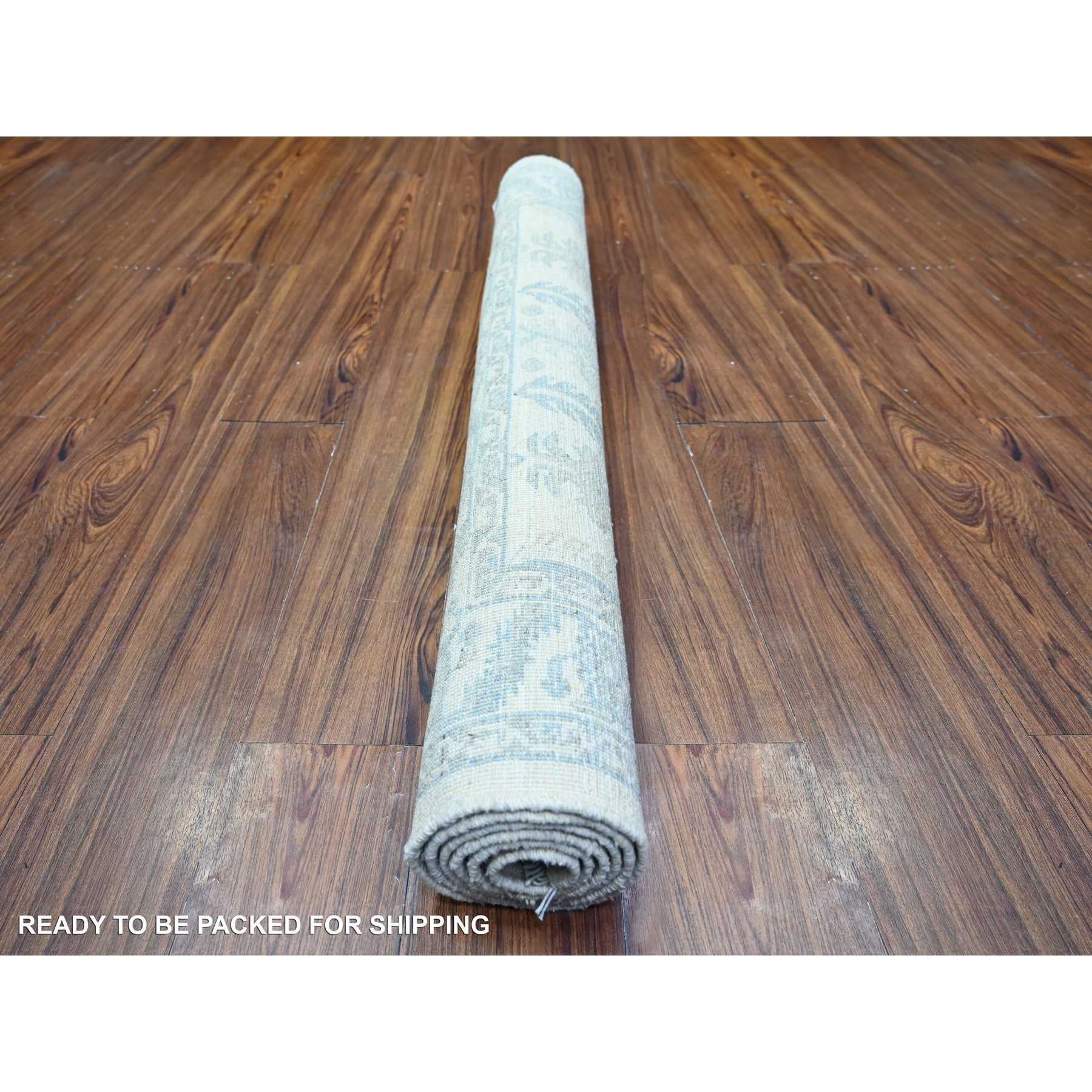 Oushak-And-Peshawar-Hand-Knotted-Rug-372900