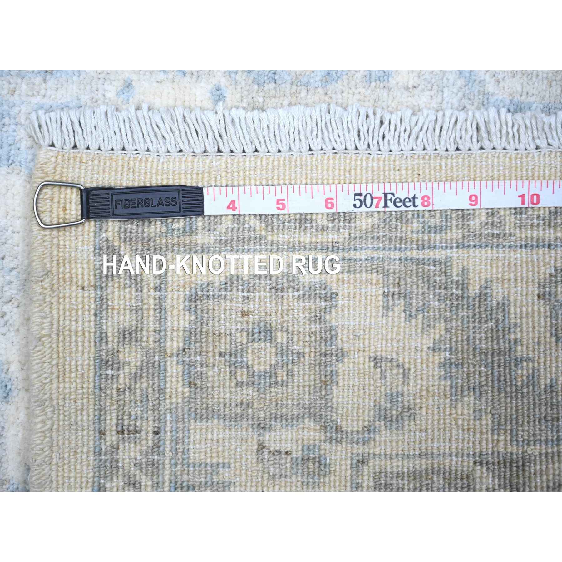 Oushak-And-Peshawar-Hand-Knotted-Rug-372900