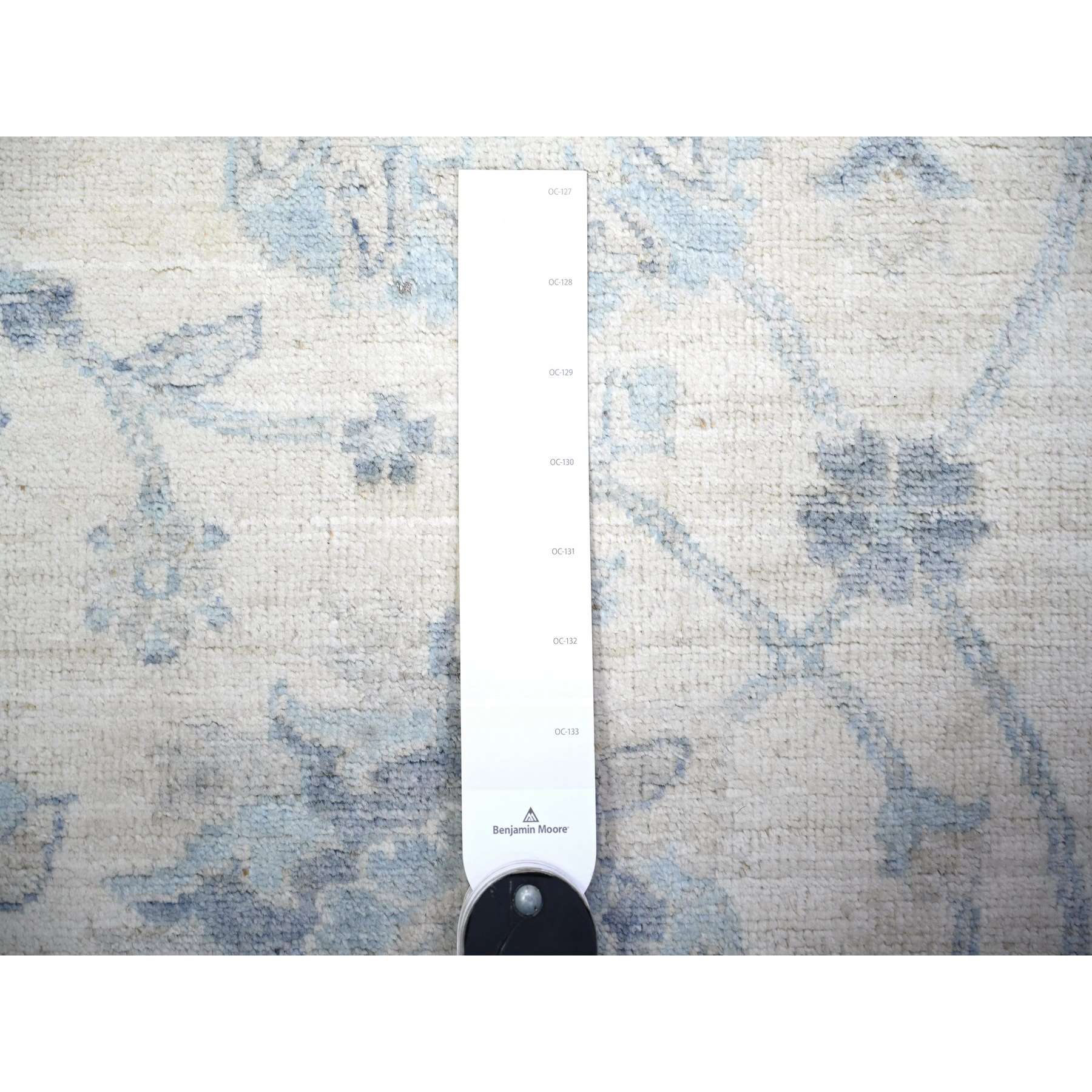 Oushak-And-Peshawar-Hand-Knotted-Rug-372910