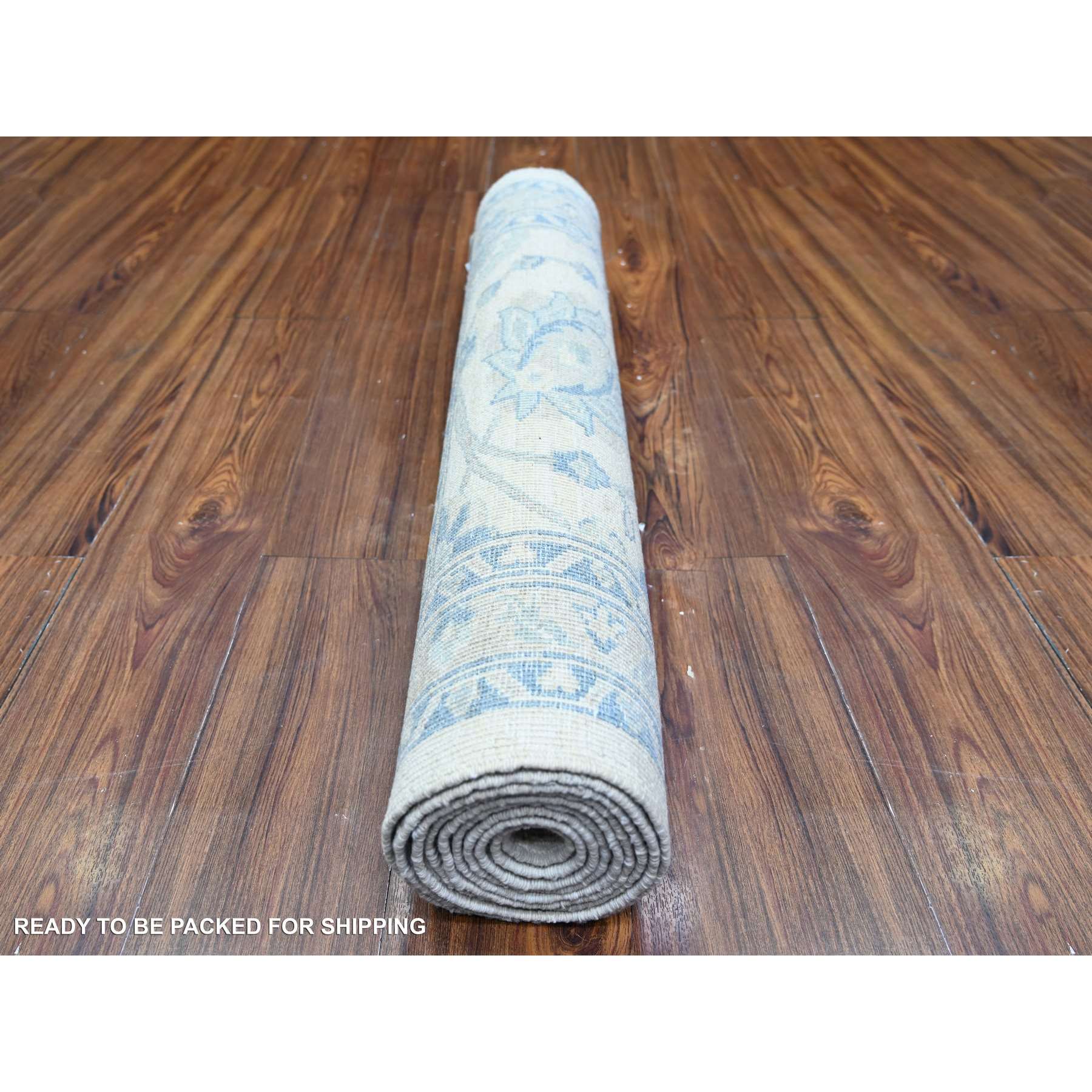 Oushak-And-Peshawar-Hand-Knotted-Rug-372910