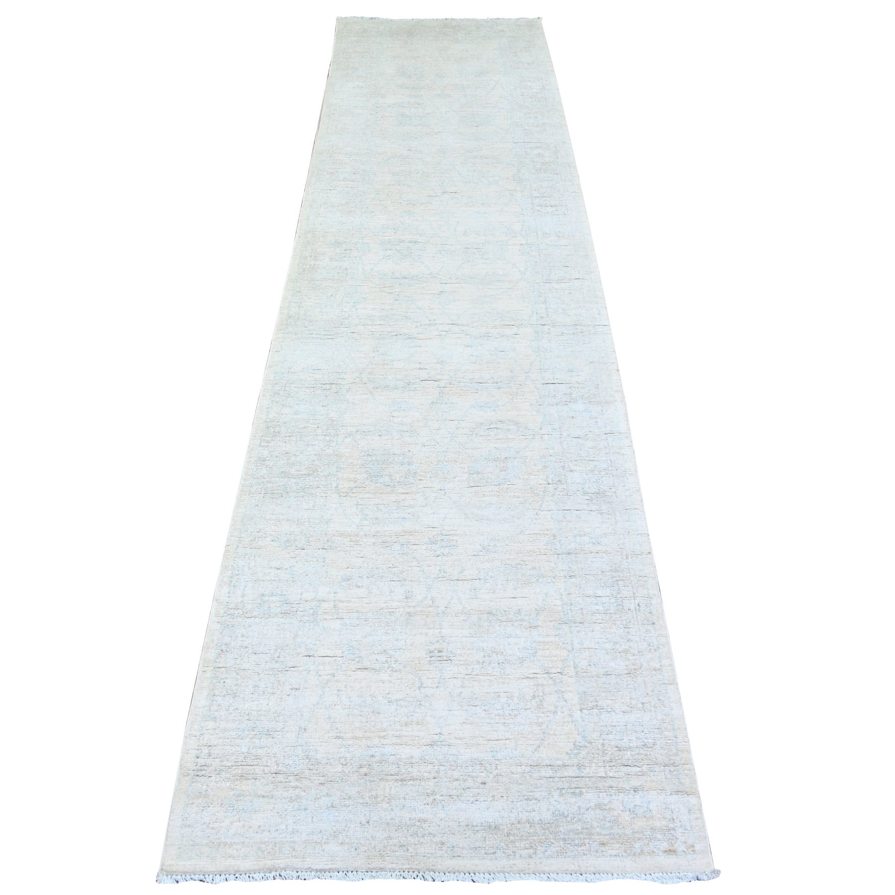 Oushak-And-Peshawar-Hand-Knotted-Rug-372915