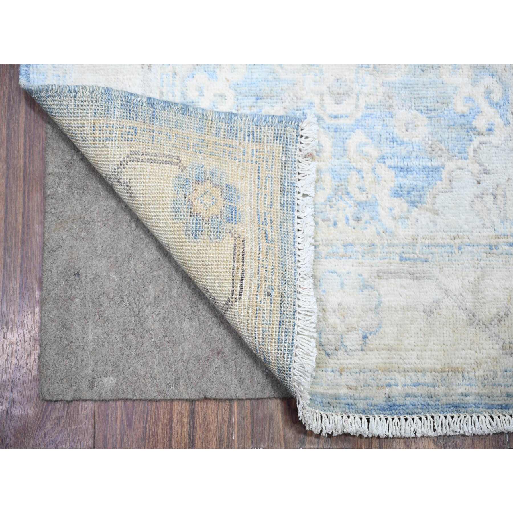 Oushak-And-Peshawar-Hand-Knotted-Rug-372920