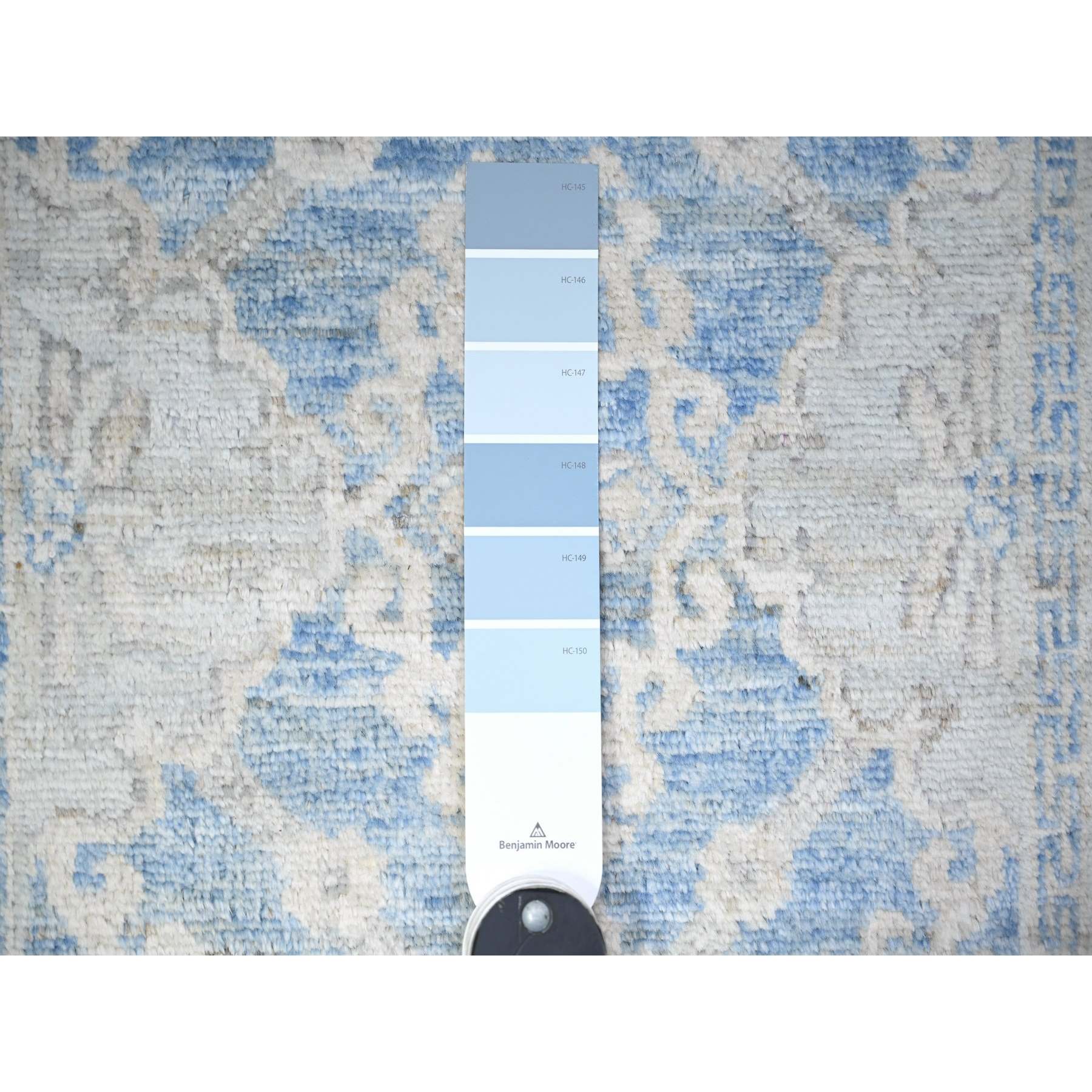 Oushak-And-Peshawar-Hand-Knotted-Rug-372920