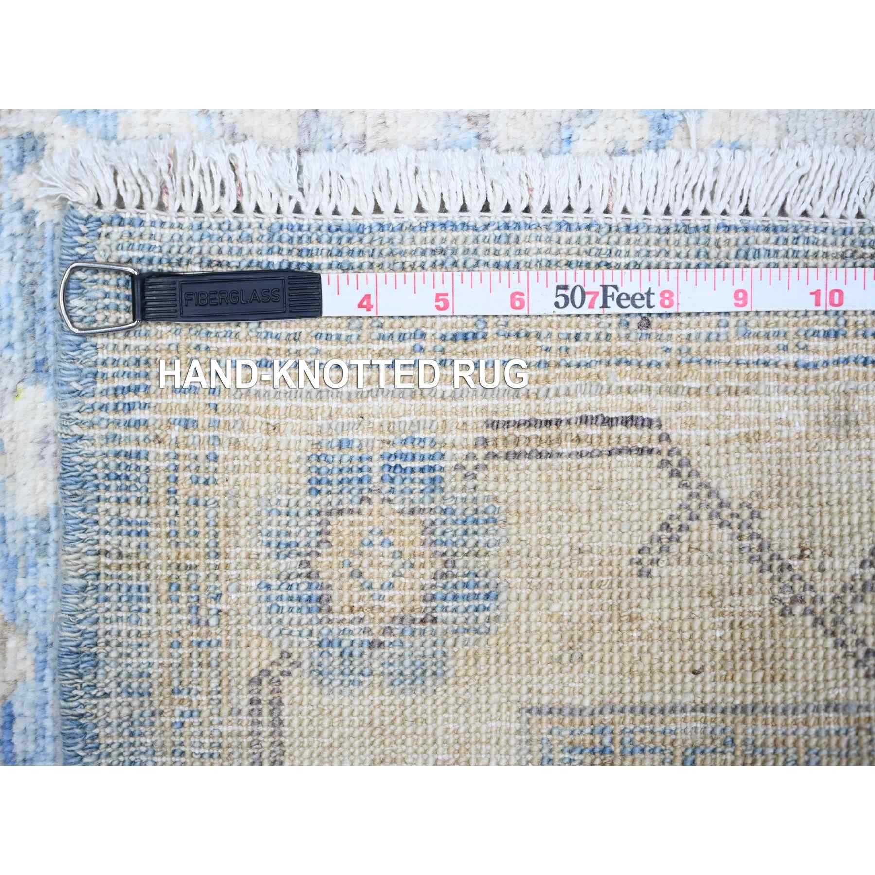 Oushak-And-Peshawar-Hand-Knotted-Rug-372920
