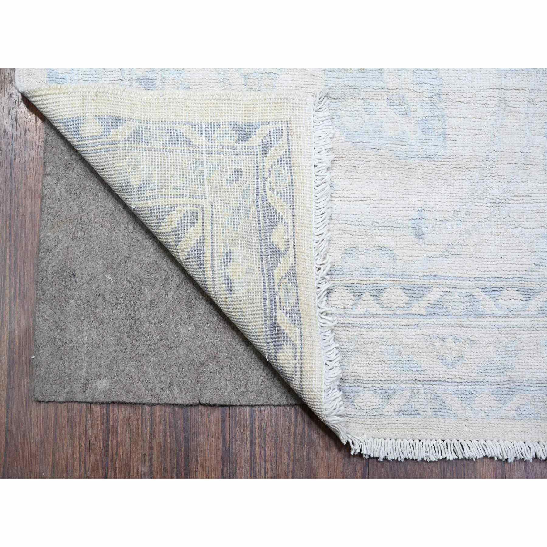 Oushak-And-Peshawar-Hand-Knotted-Rug-372930
