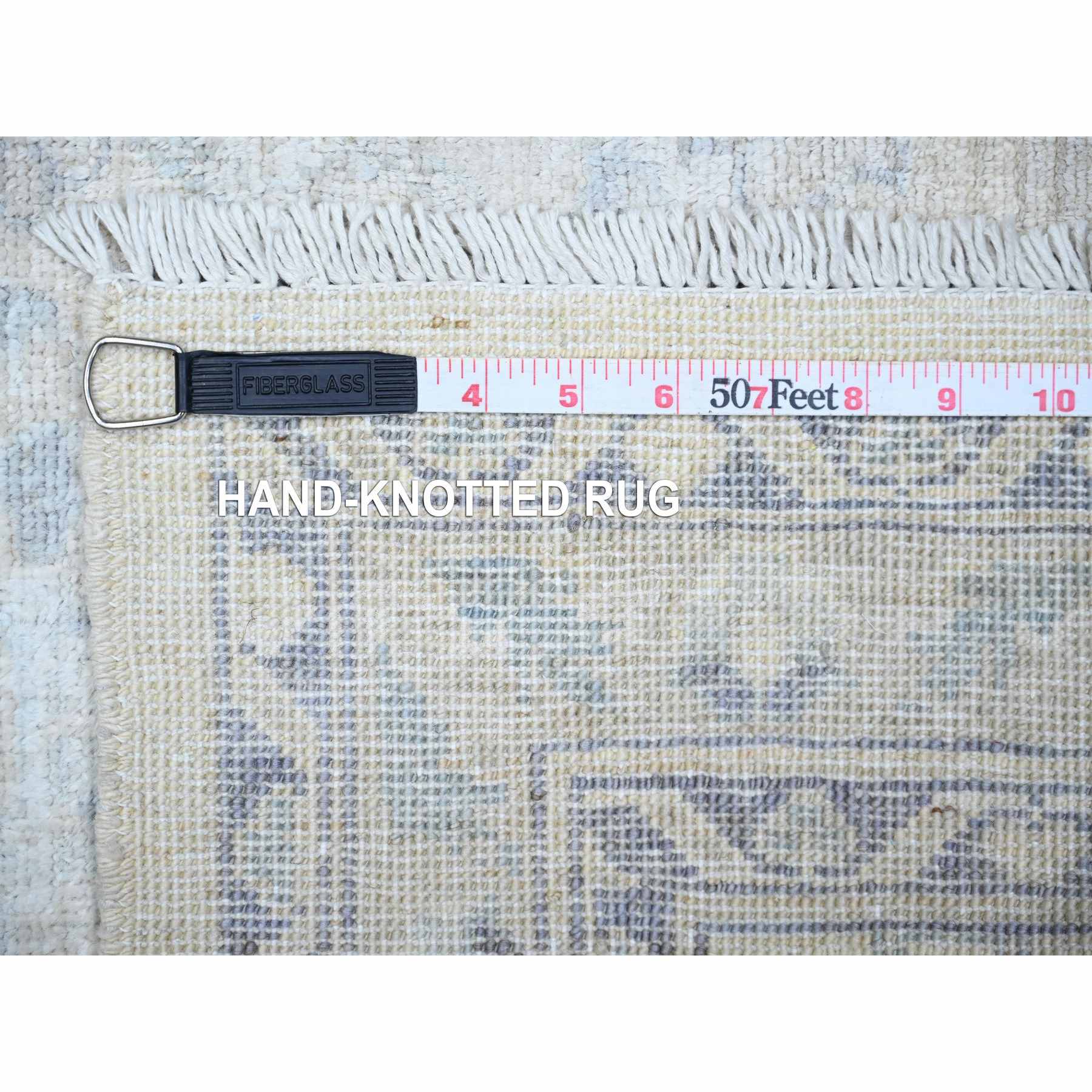 Oushak-And-Peshawar-Hand-Knotted-Rug-372930