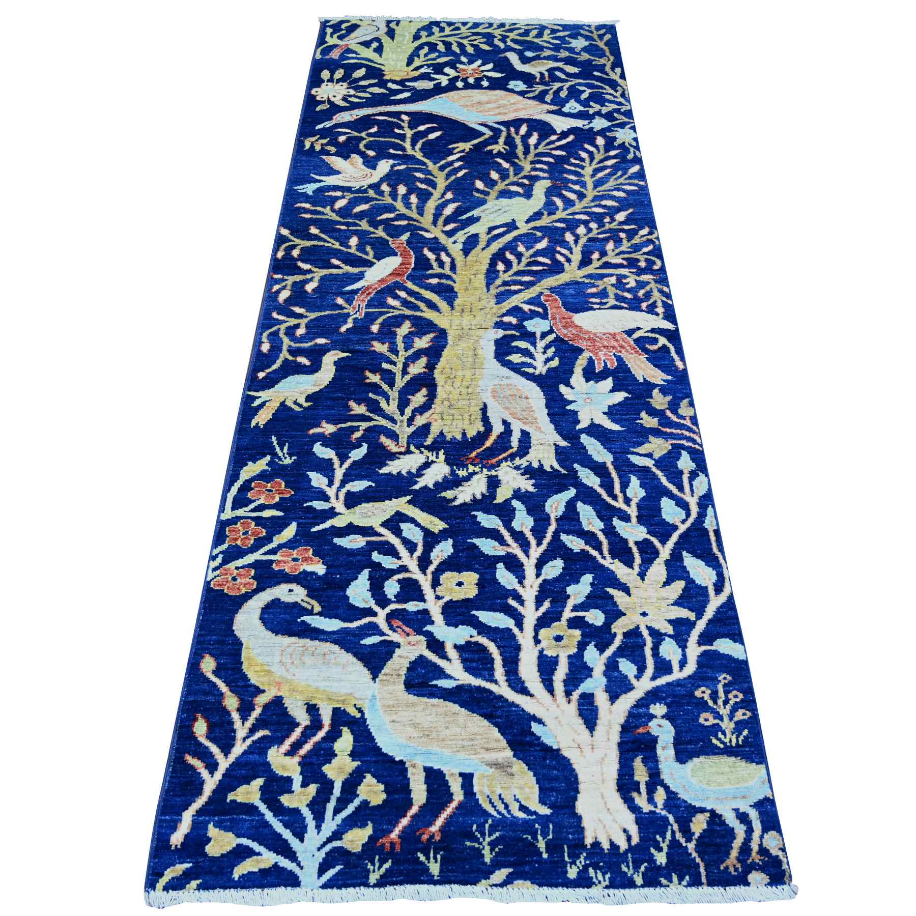 Oushak-And-Peshawar-Hand-Knotted-Rug-372990