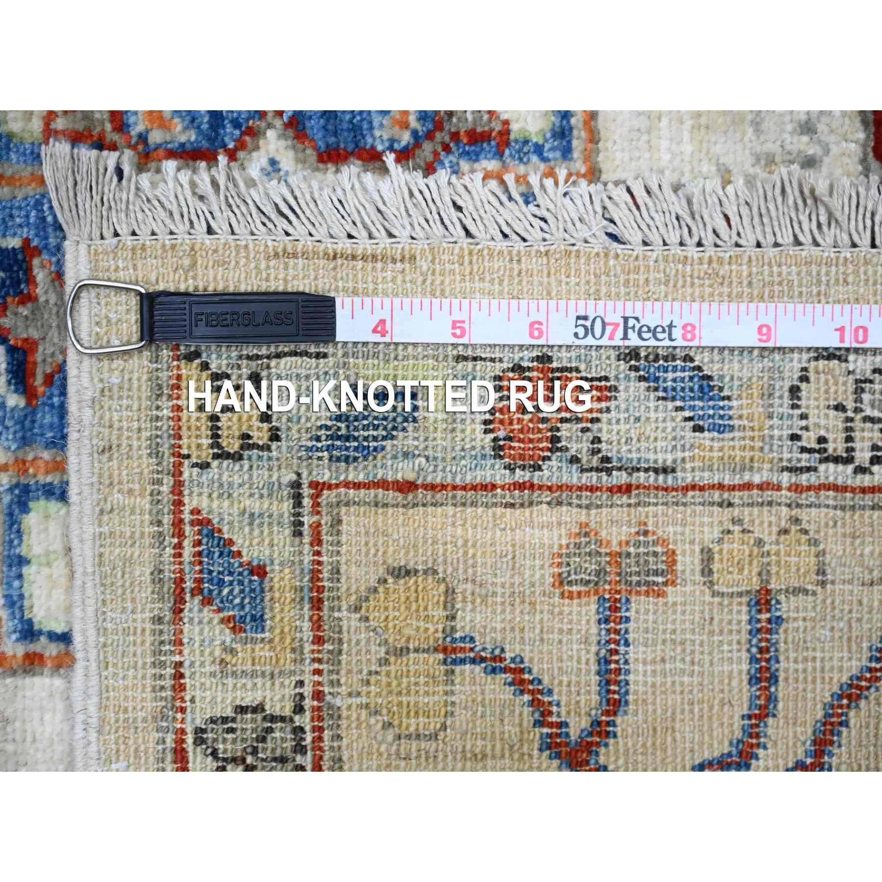 Oushak-And-Peshawar-Hand-Knotted-Rug-373055