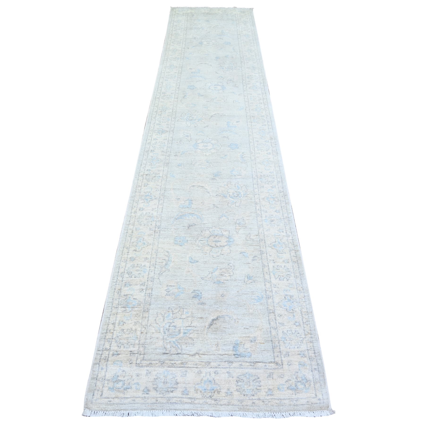Oushak-And-Peshawar-Hand-Knotted-Rug-373235