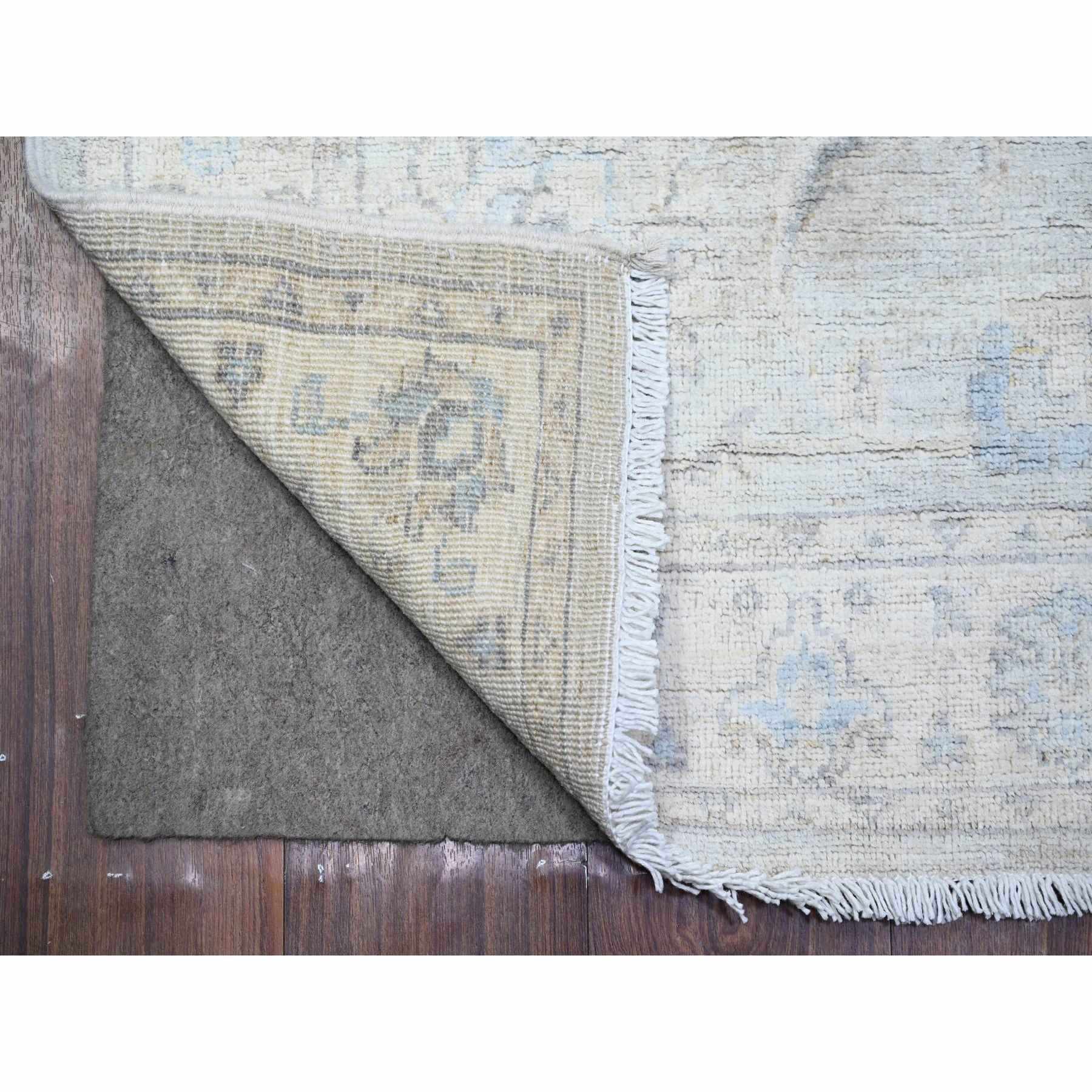 Oushak-And-Peshawar-Hand-Knotted-Rug-373235