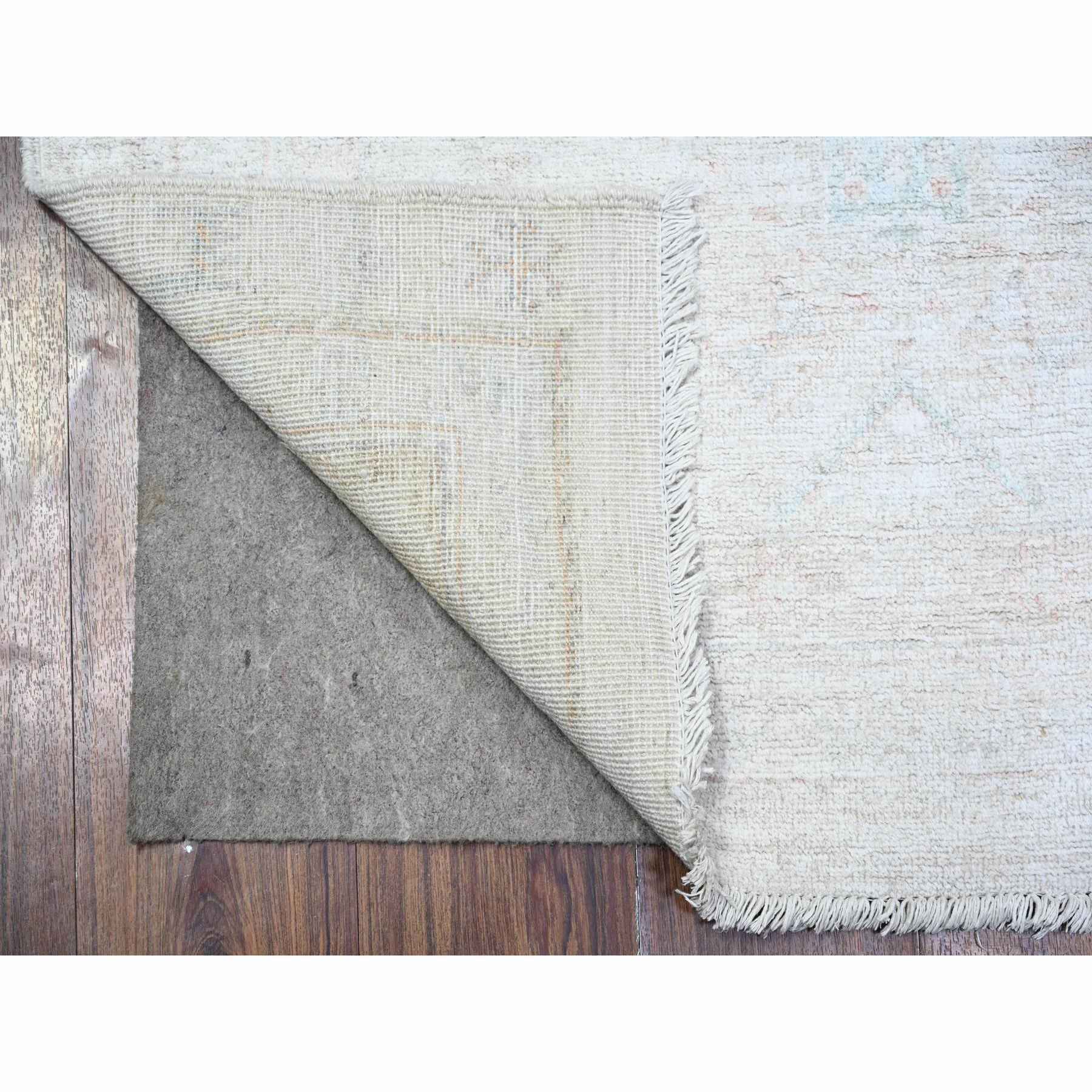 Oushak-And-Peshawar-Hand-Knotted-Rug-373250
