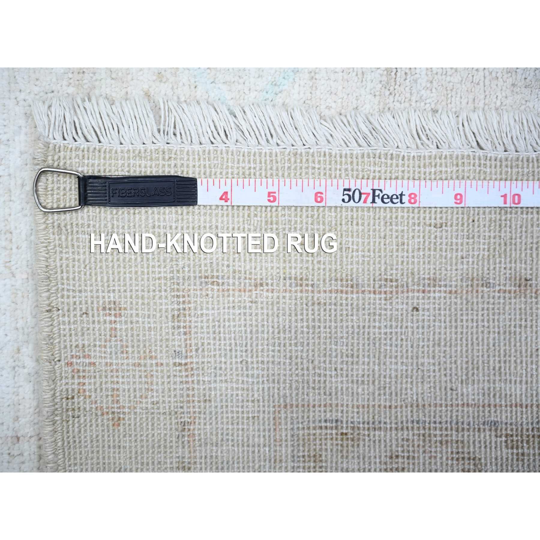 Oushak-And-Peshawar-Hand-Knotted-Rug-373250