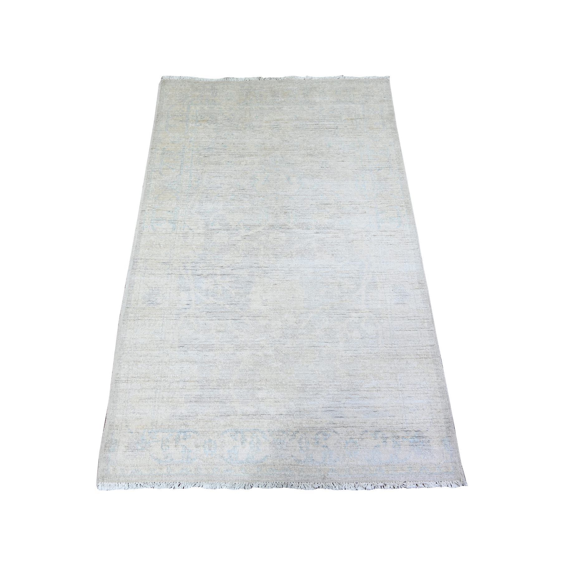 Oushak-And-Peshawar-Hand-Knotted-Rug-373255