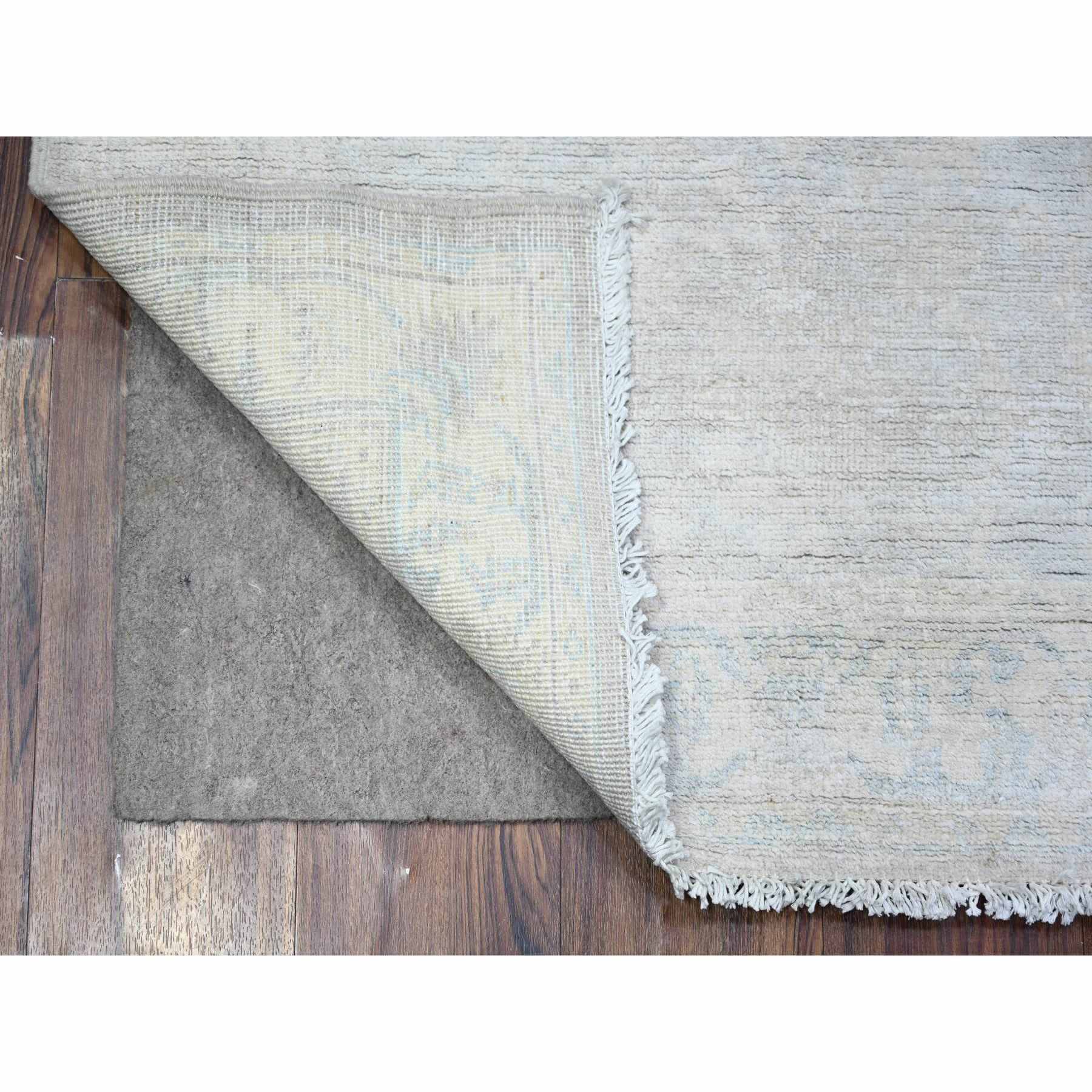 Oushak-And-Peshawar-Hand-Knotted-Rug-373255