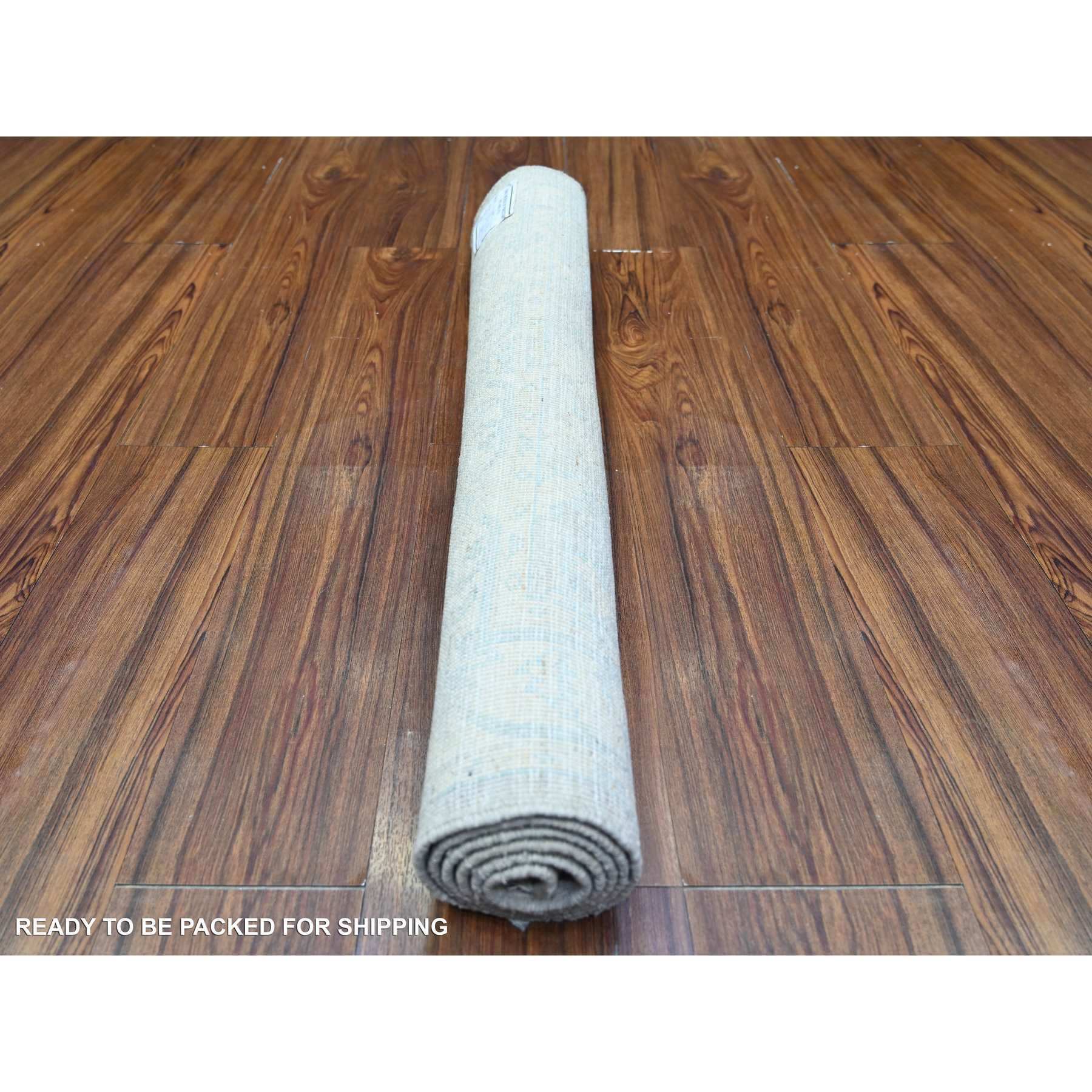 Oushak-And-Peshawar-Hand-Knotted-Rug-373255