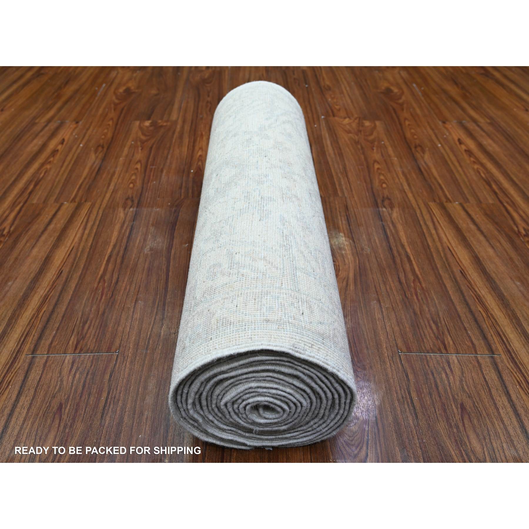 Oushak-And-Peshawar-Hand-Knotted-Rug-373885