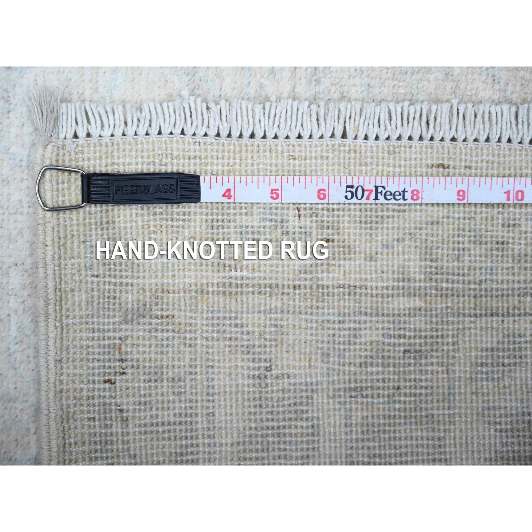 Oushak-And-Peshawar-Hand-Knotted-Rug-373885