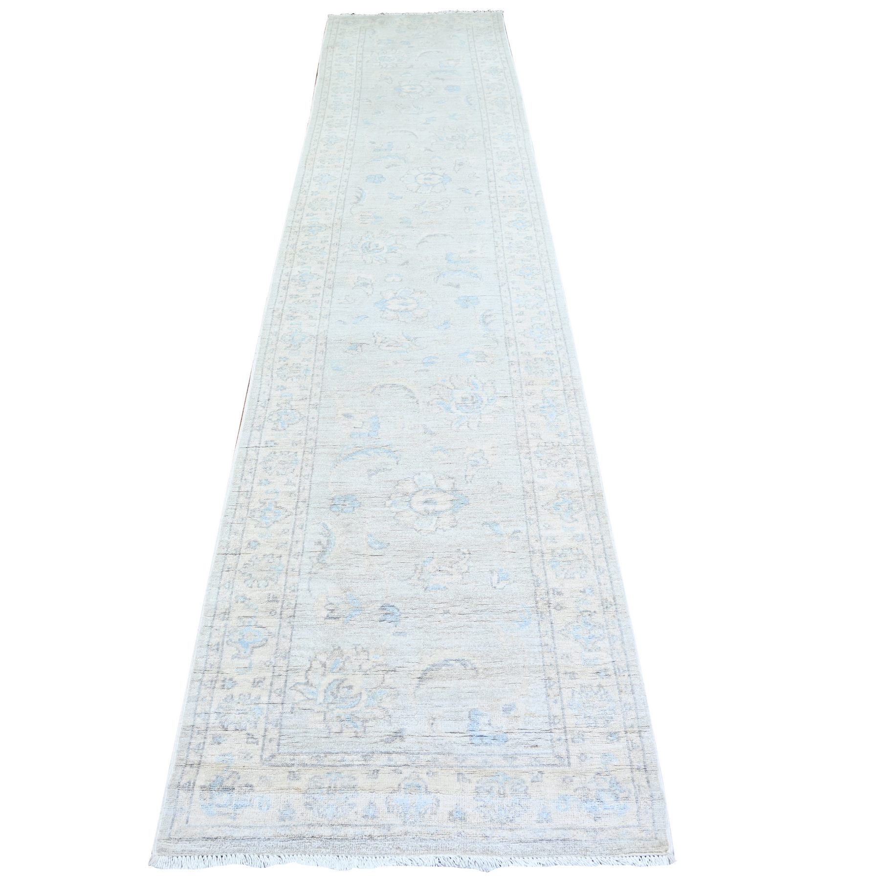Oushak-And-Peshawar-Hand-Knotted-Rug-373890
