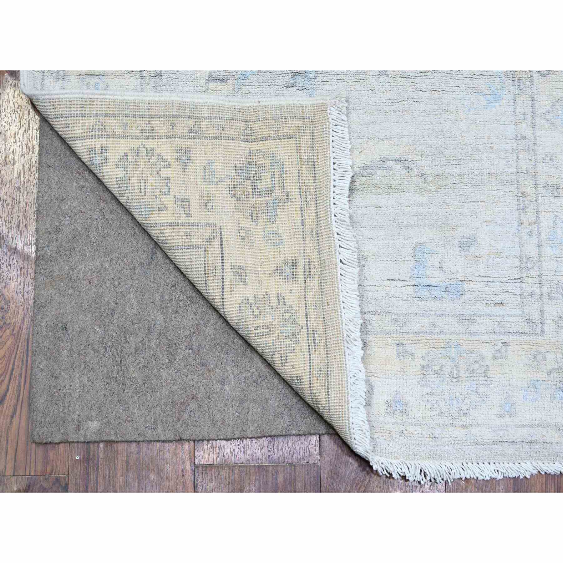 Oushak-And-Peshawar-Hand-Knotted-Rug-373890