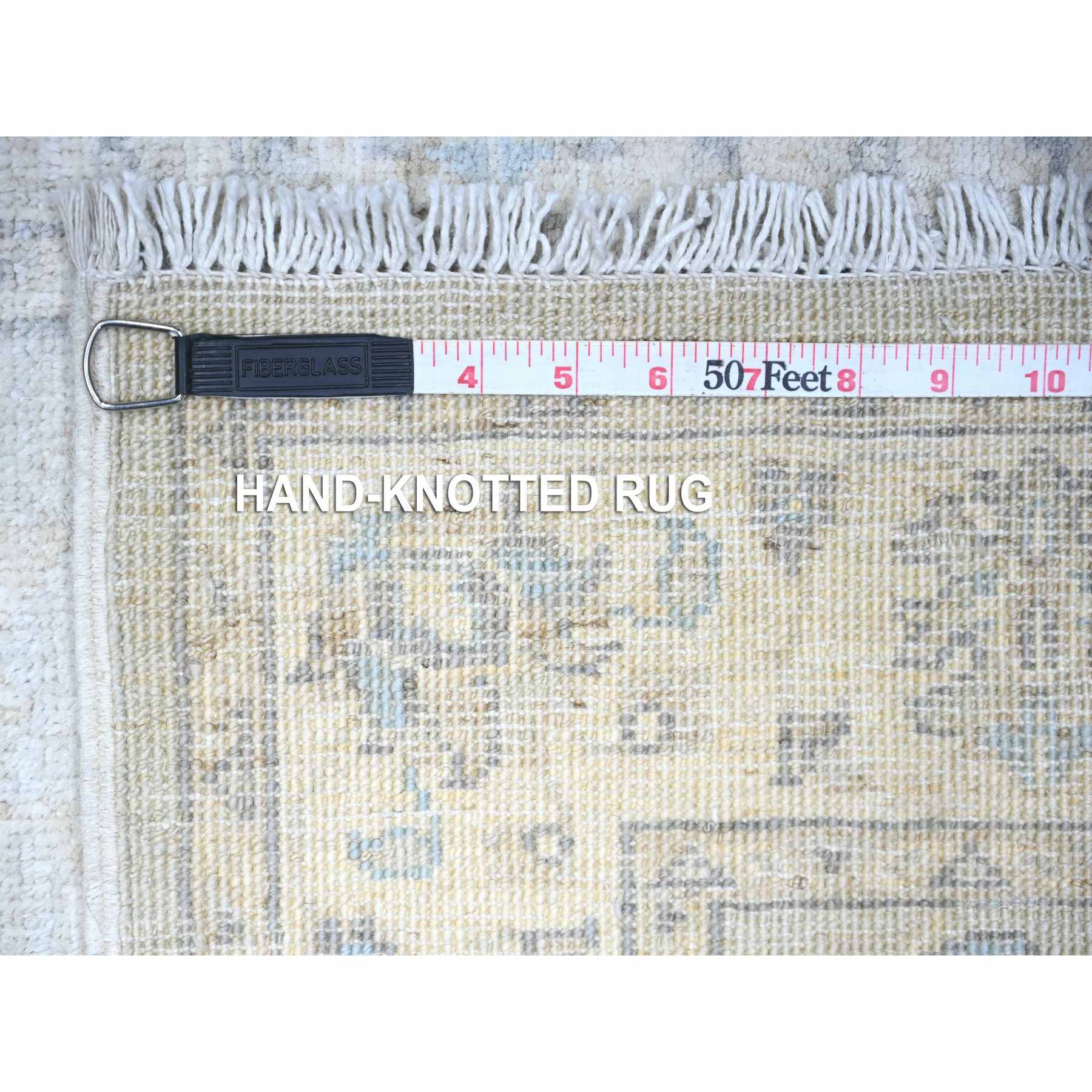 Oushak-And-Peshawar-Hand-Knotted-Rug-373890