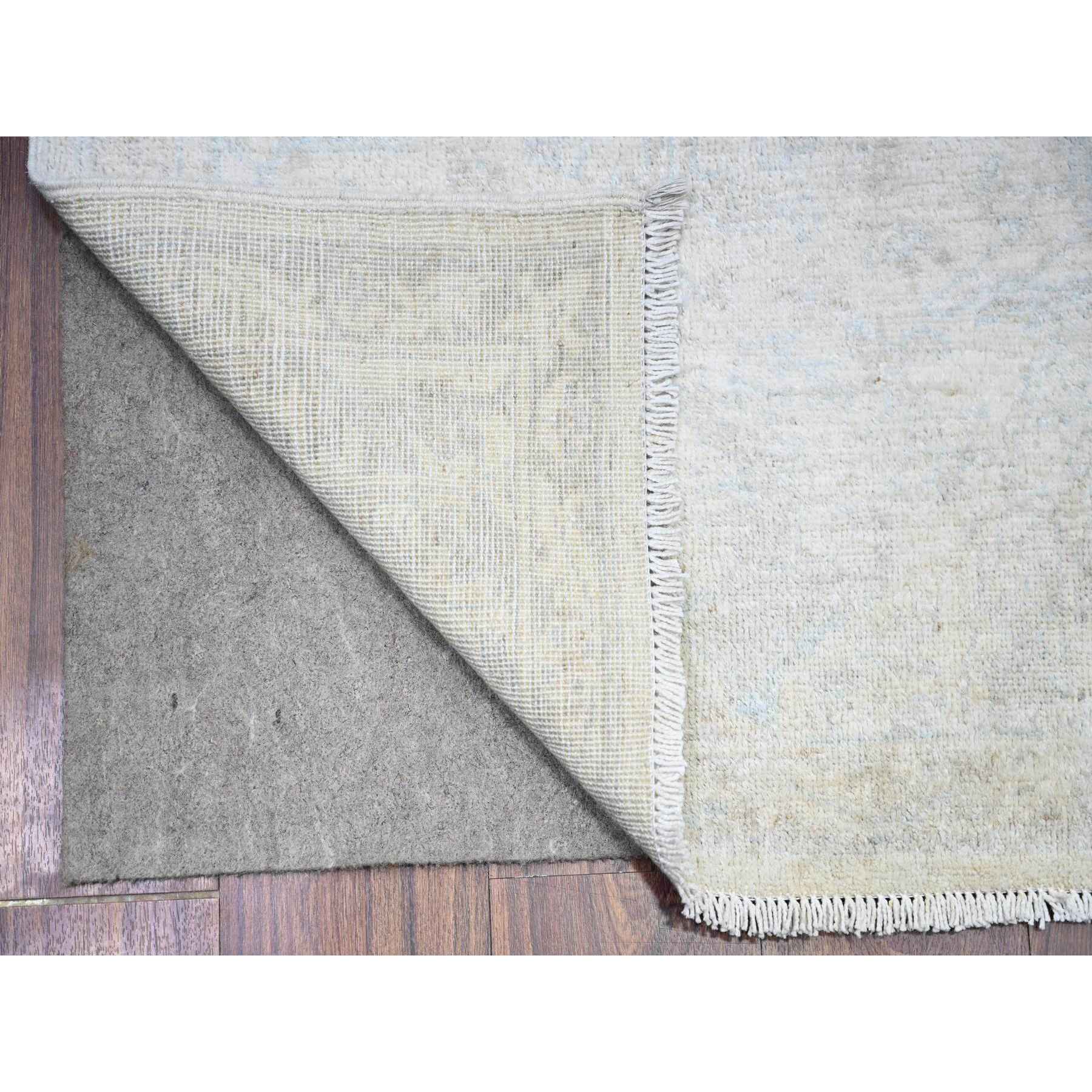 Oushak-And-Peshawar-Hand-Knotted-Rug-373905