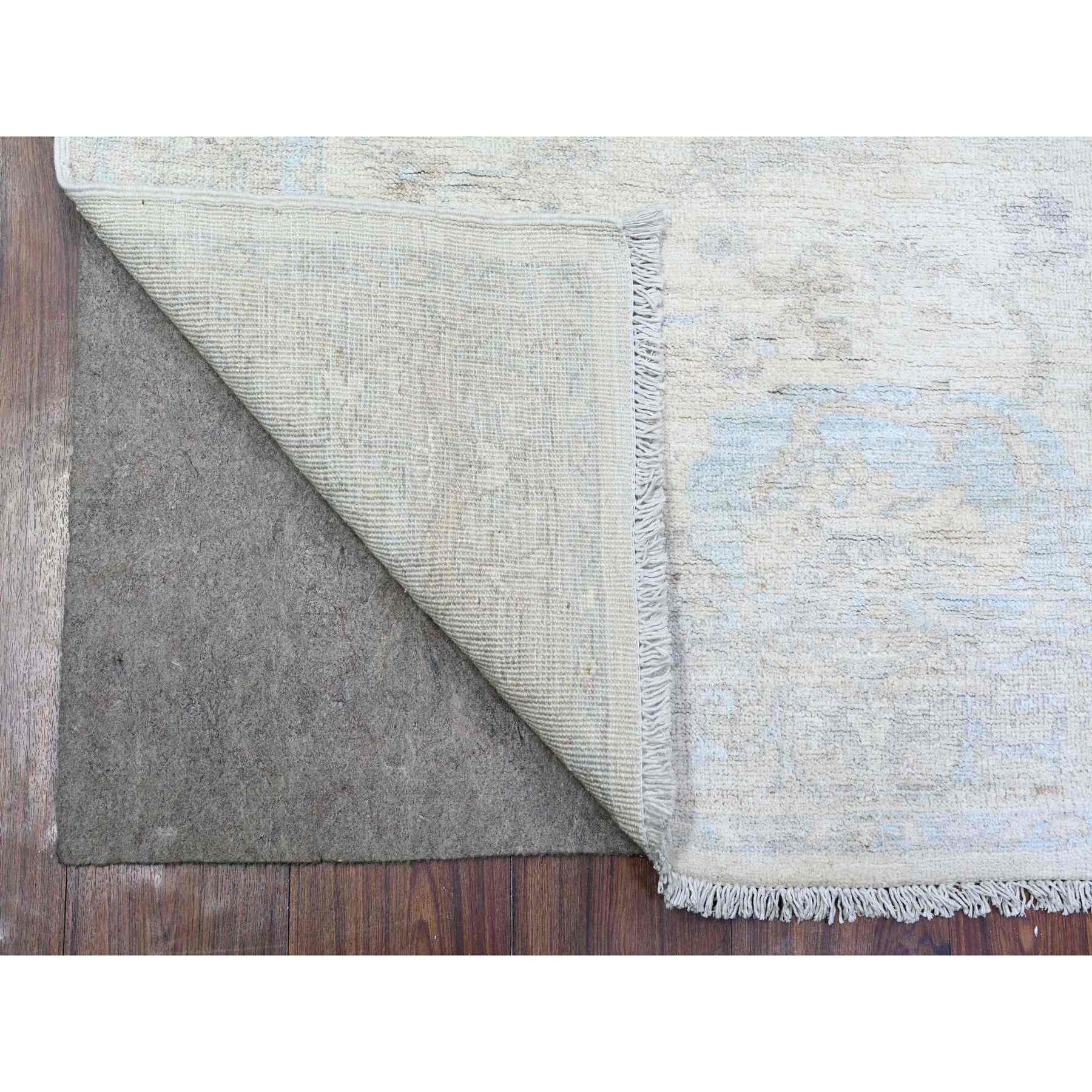 Oushak-And-Peshawar-Hand-Knotted-Rug-373910
