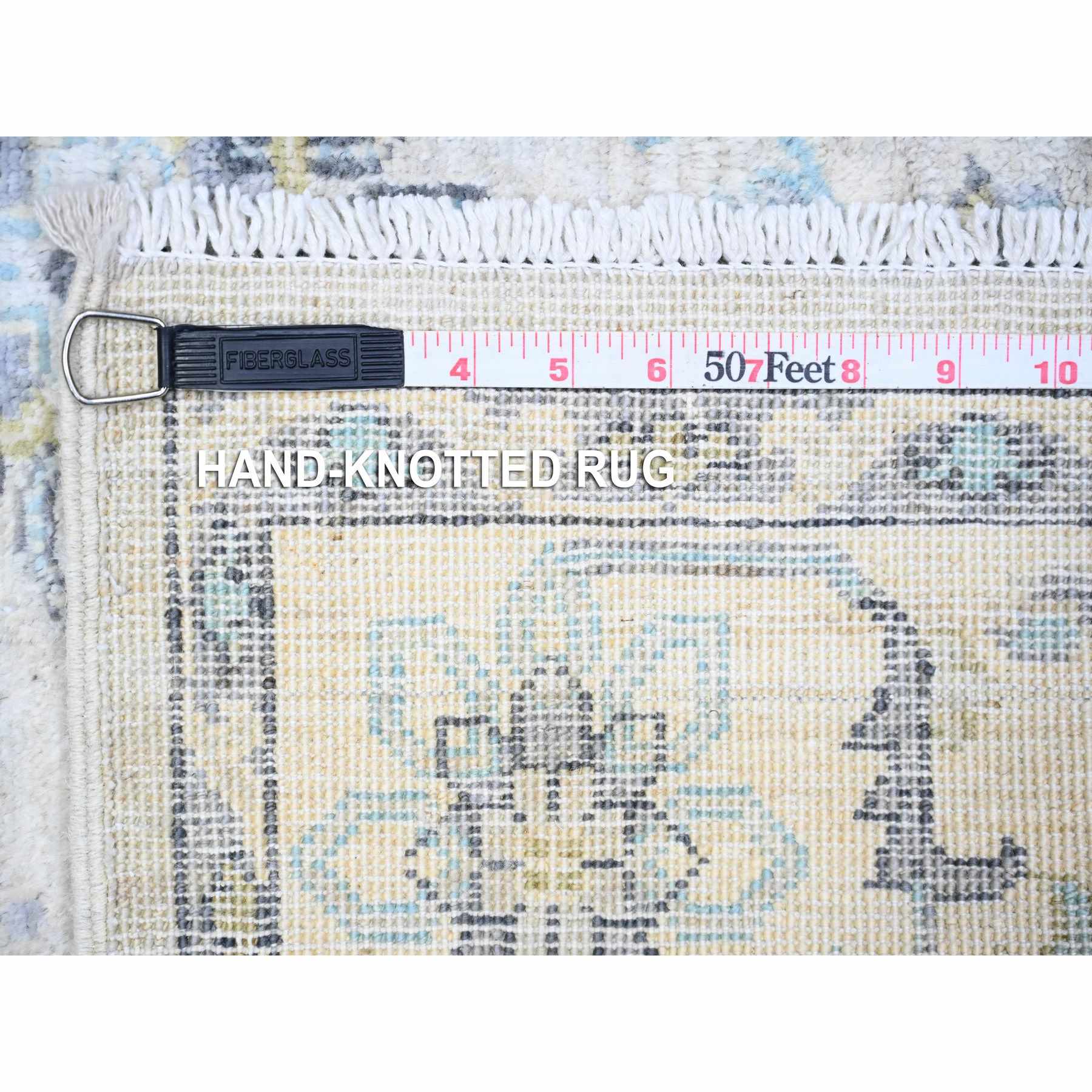 Oushak-And-Peshawar-Hand-Knotted-Rug-373920